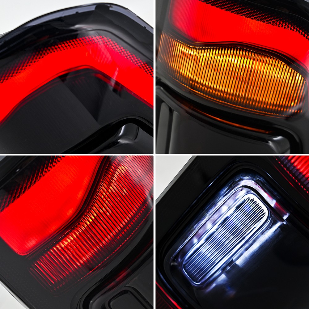Full LED Tail Light For Dodge RAM 1500 2019 2020 2021 2022 2023 2024 Rear Lamp