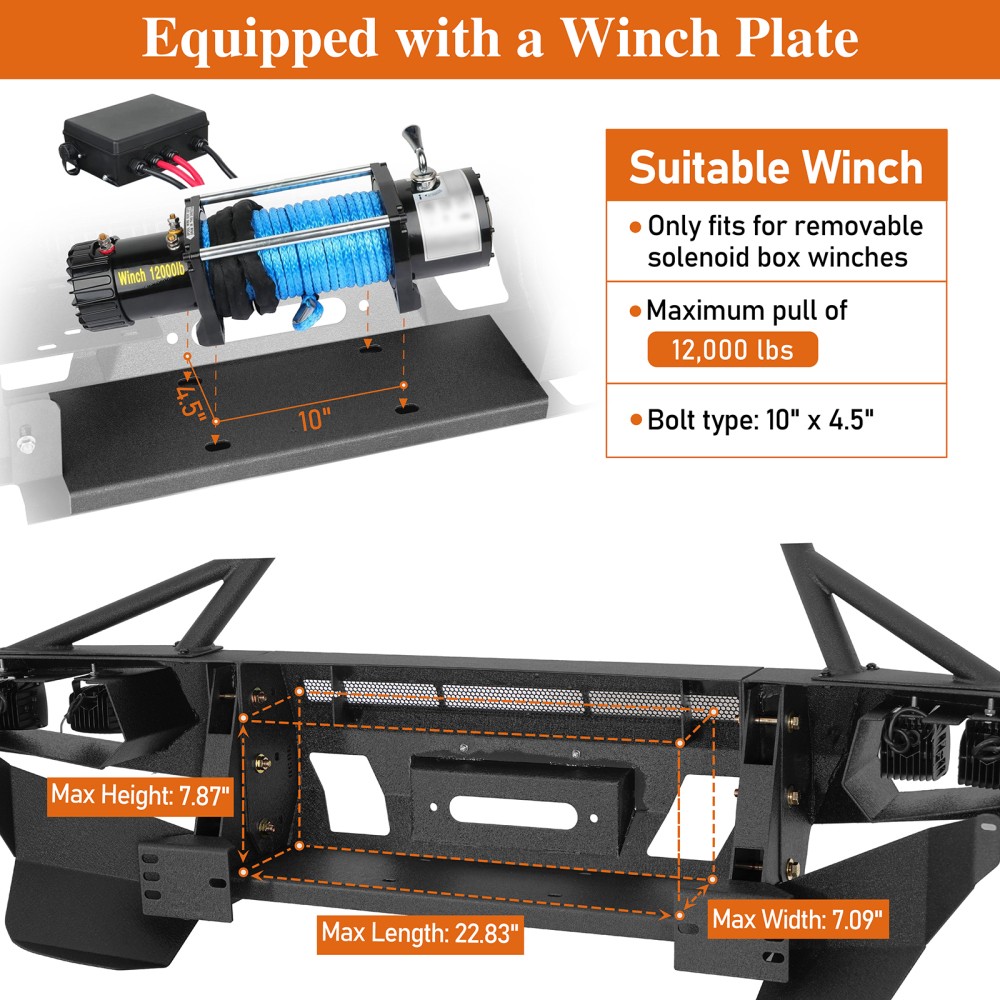 Fit Toyota 4Runner 2003 2004 2005 2006 2007 2008 2009 Full Width Front Bumper