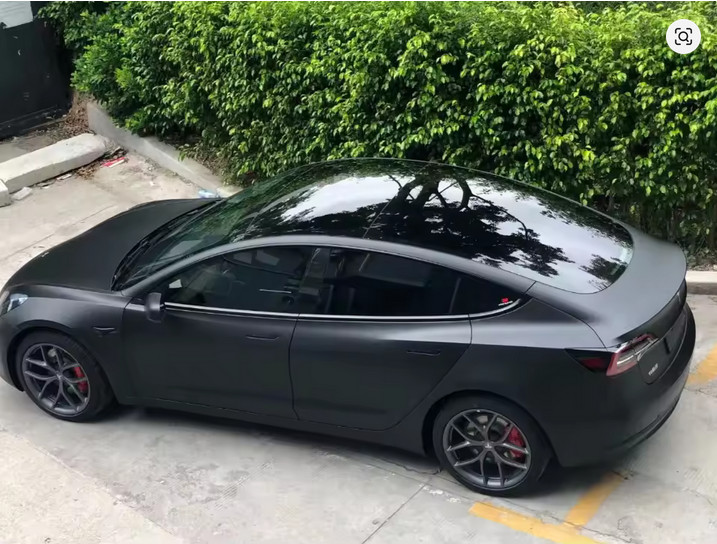 Full Roll 100FT x 5FT Matte Flat Black Vinyl Car Wrap Film Sticker Bubble Free