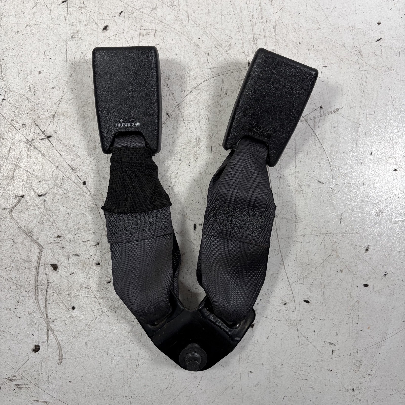 09-13 Honda Fit Right Rear Seat Belt Buckle Set Black 04823-TK6-A01ZA OEM