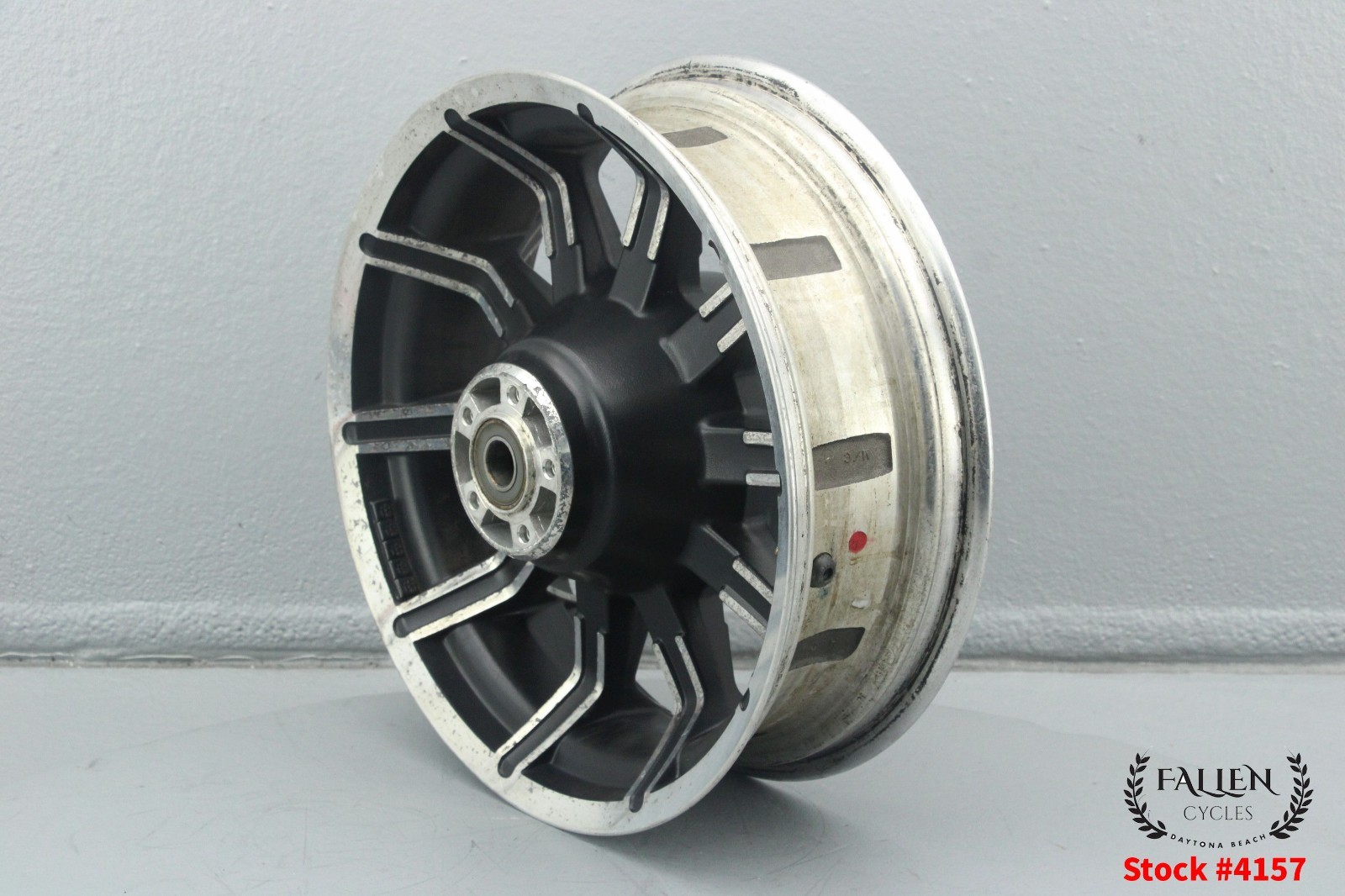 2015 Harley Electra Glide 16″ x 5.00″ Rear Back Wheel Rim IMPELLER 25mm #4157