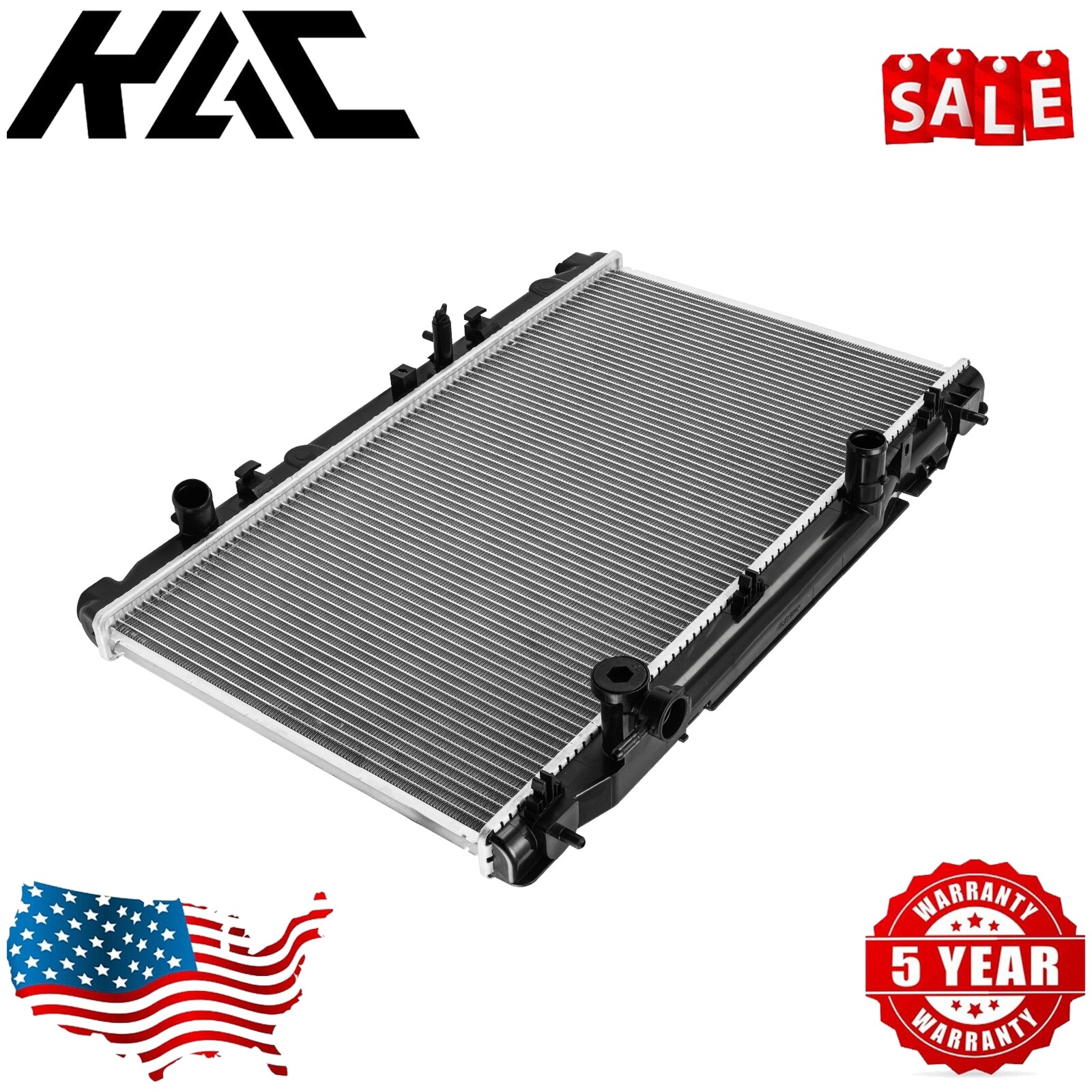 Radiator Fits 2010-2011 Toyota Camry 2.5L 28-11/16 x 15-3/4 x 5/8 in 164000V070