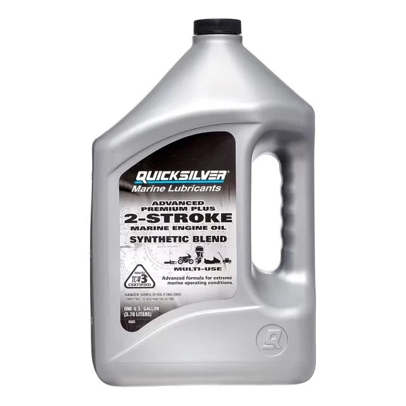 Quicksilver Premium Plus 2-Stroke Synthetic Blend Marine Oil – 1 Gallon