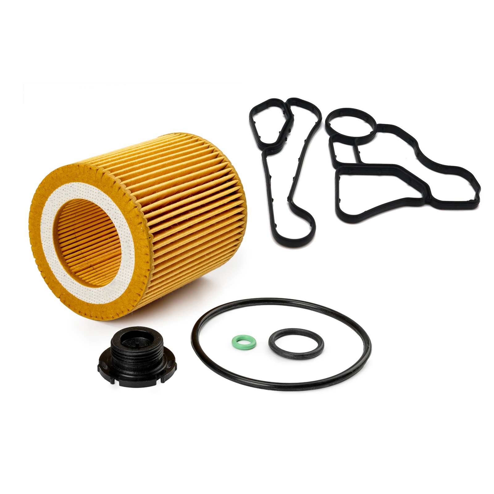 Engine Oil Filter & Housing Gasket Cooler Seal Set For BMW X1 X5 N26 N52 N54 N56