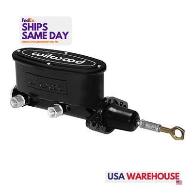 Wilwood 260-14157-BK, Kit Master Cylinder Tandem 15/16In Bore Blkw/Rod Black