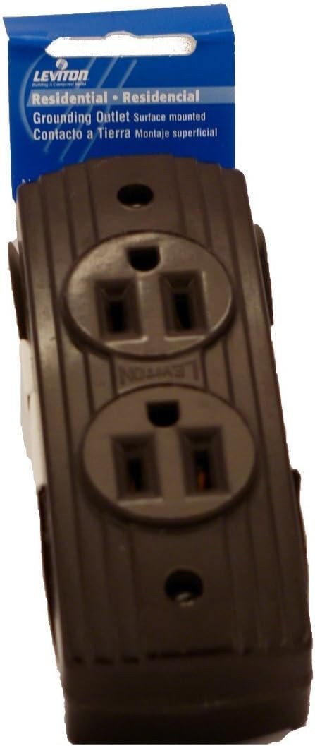 Leviton 15 Amp 125 Volt, Lev-O-Let Receptacle Duplex, 5238 Almond