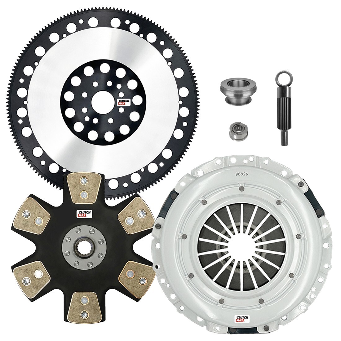 STAGE 5 CLUTCH KIT & 16 LB BILLET FLYWHEEL for FORD MUSTANG 26 SPLINE TKO TRANS