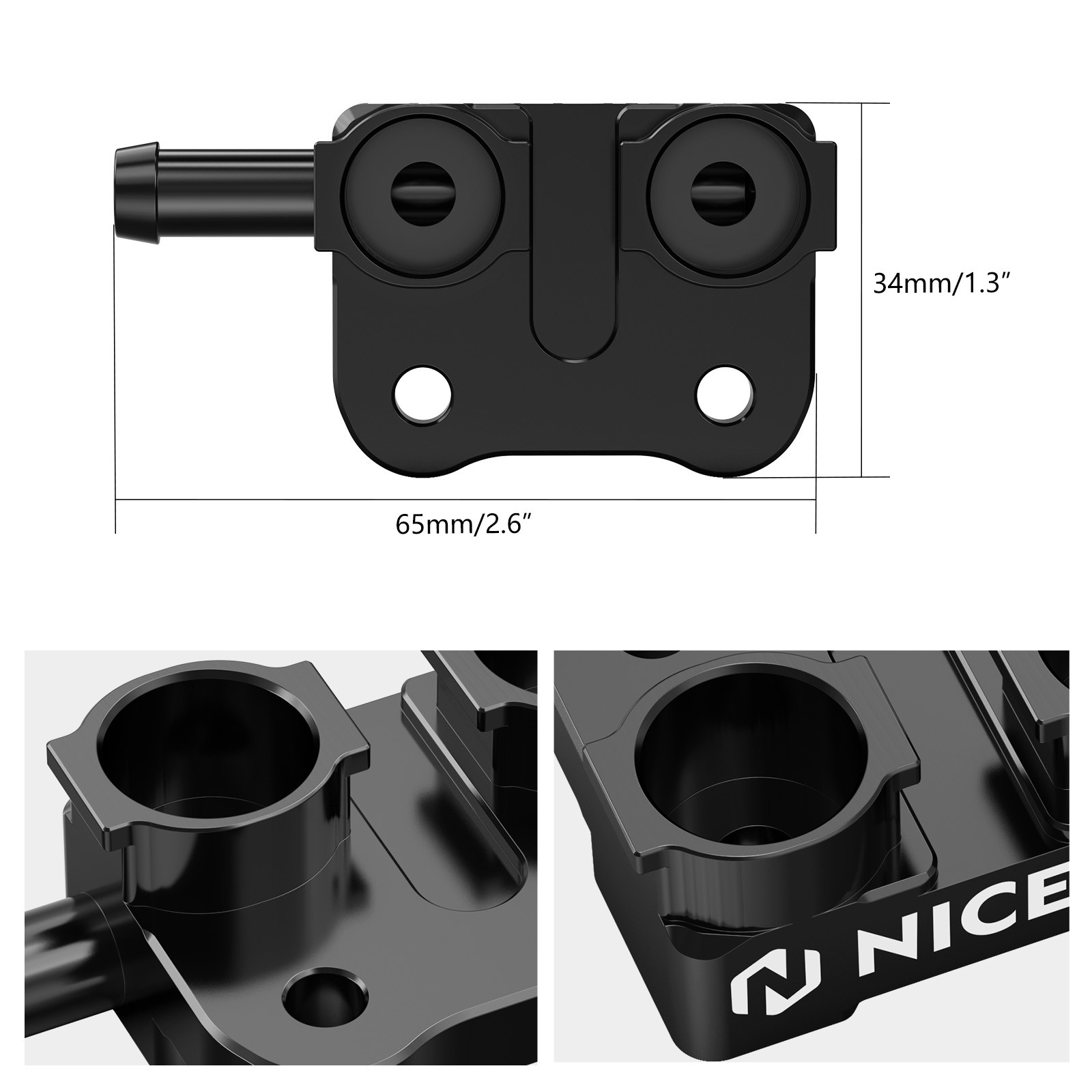 NICECNC High Flow Fuel Rail For KTM 150/250/300 EXC XCW 2024-2025 SX XC 2023-25