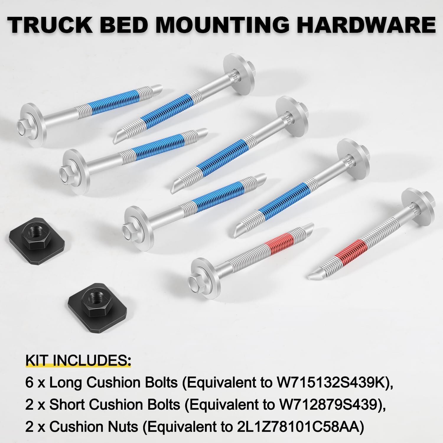 13848 Frame To Body Mounting Bolt KitFor Ford 08-16 F250 350 450 550 Super Duty