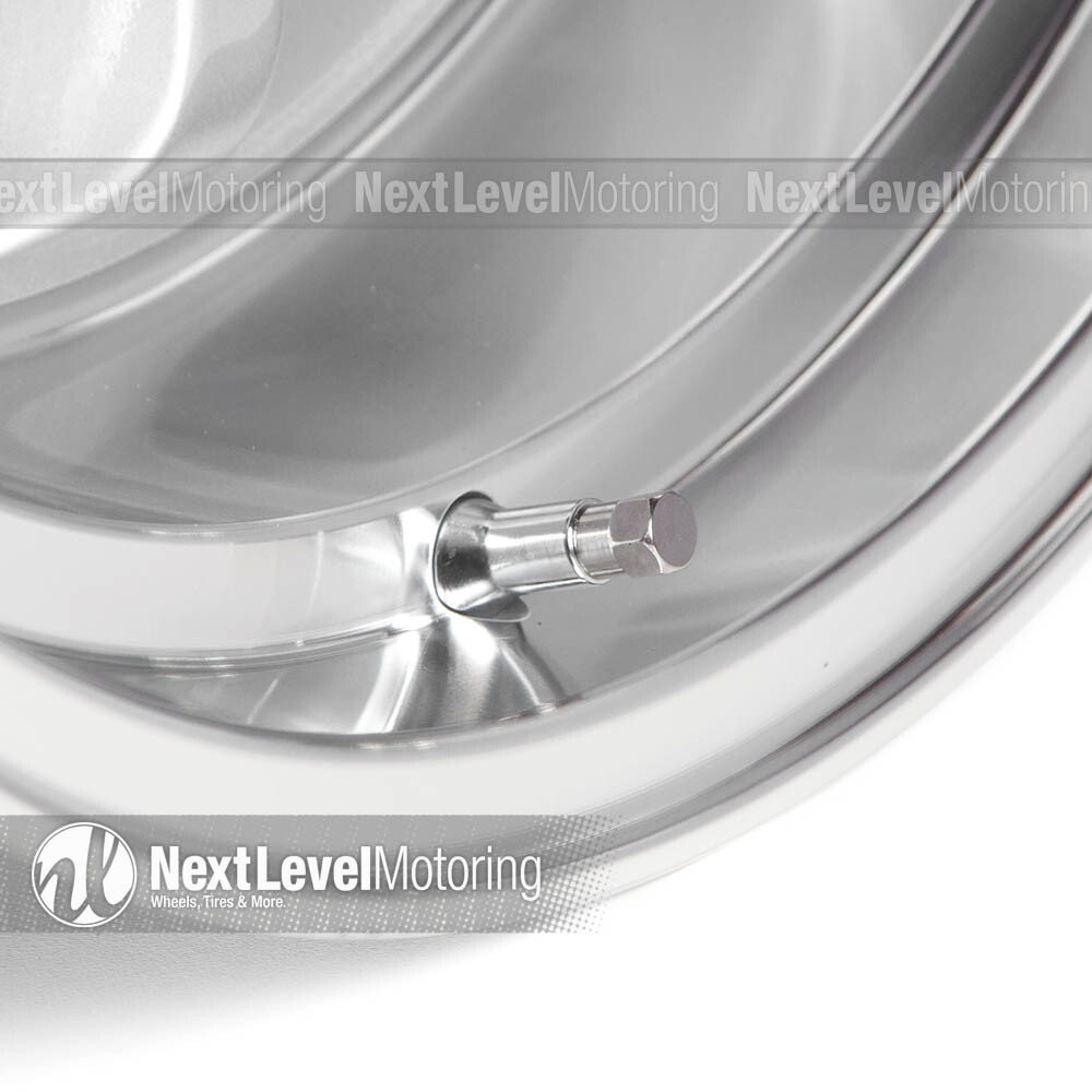 (100 Pieces) Circuit Performance TR413 Short Chrome Sleeve Snap-In Valve Stems
