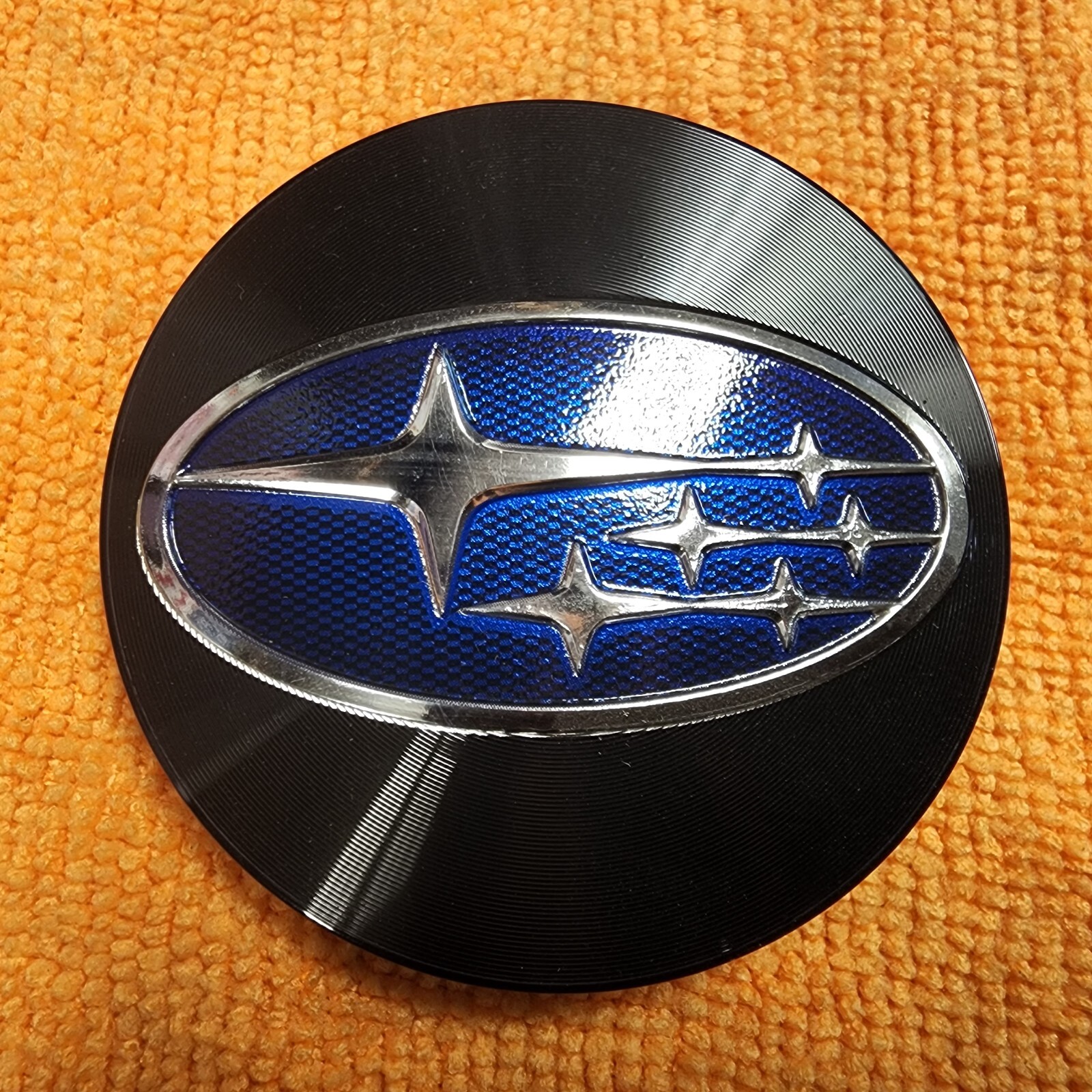2015-2020 Subaru Forester Impreza Crosstrek Black & Blue Center Cap 28821VA011
