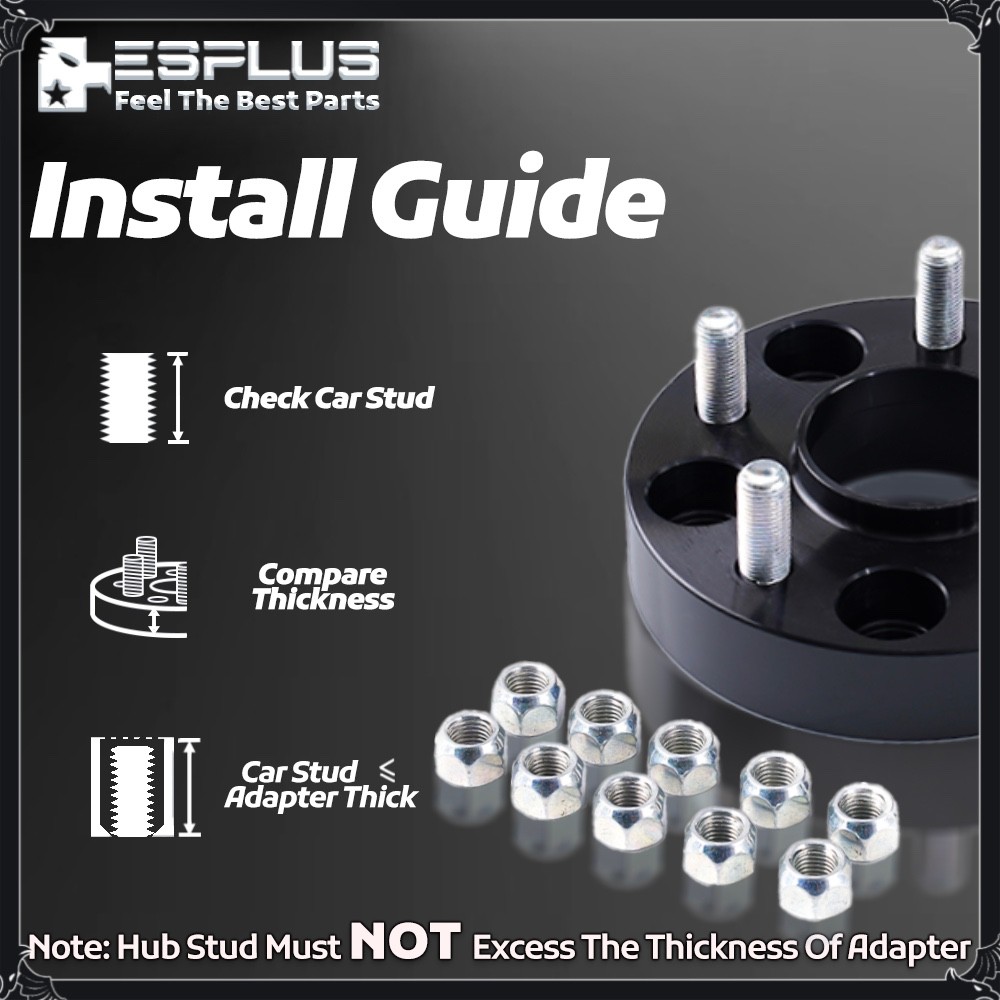 [4] 1.25″ Thick Mercedes 5x112mm CB 66.6 Wheel Spacer Kit 14×1.5 Bolts Included
