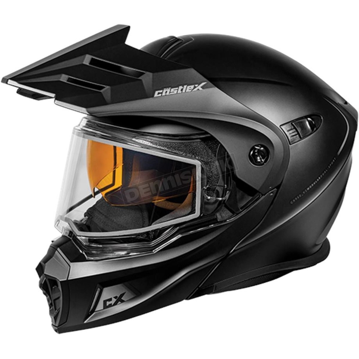 Castle X Matte Black CX950V2 Solid Snow Helmet – 45-12089