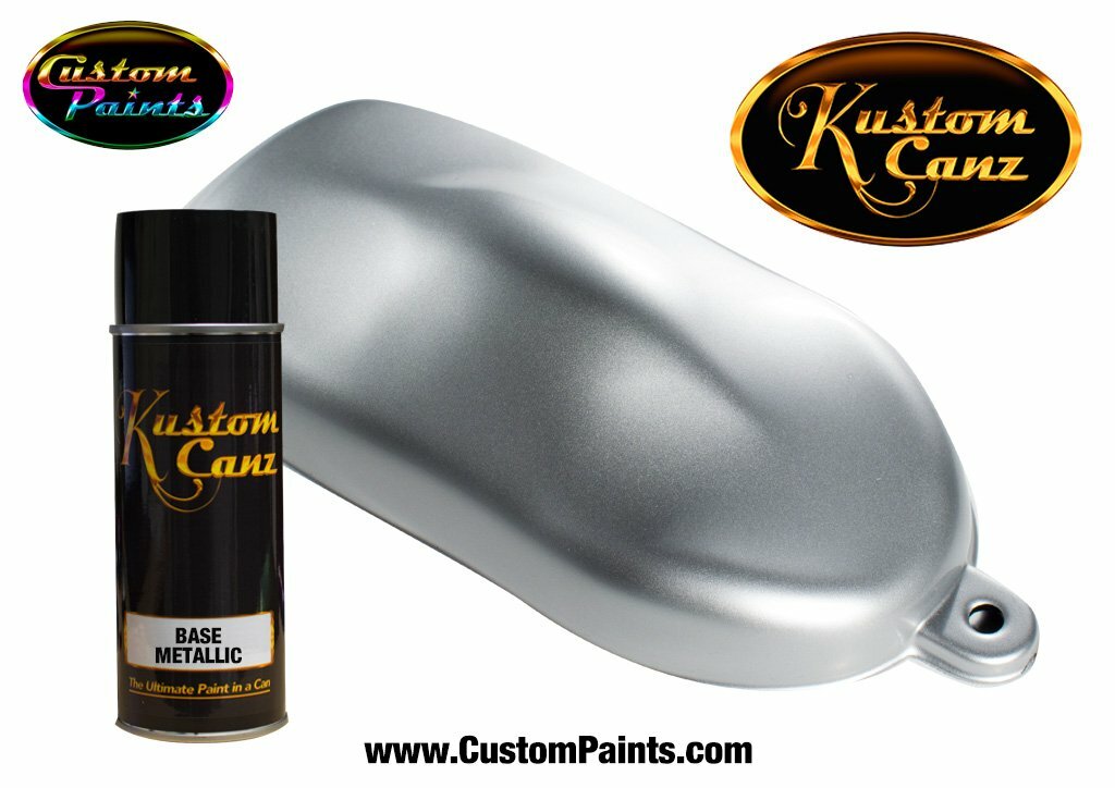 BASE METALLIC SILVER (FINE) AEROSOL CAN 12oz. MOTORCYCLE, AUTOMOTIVE,