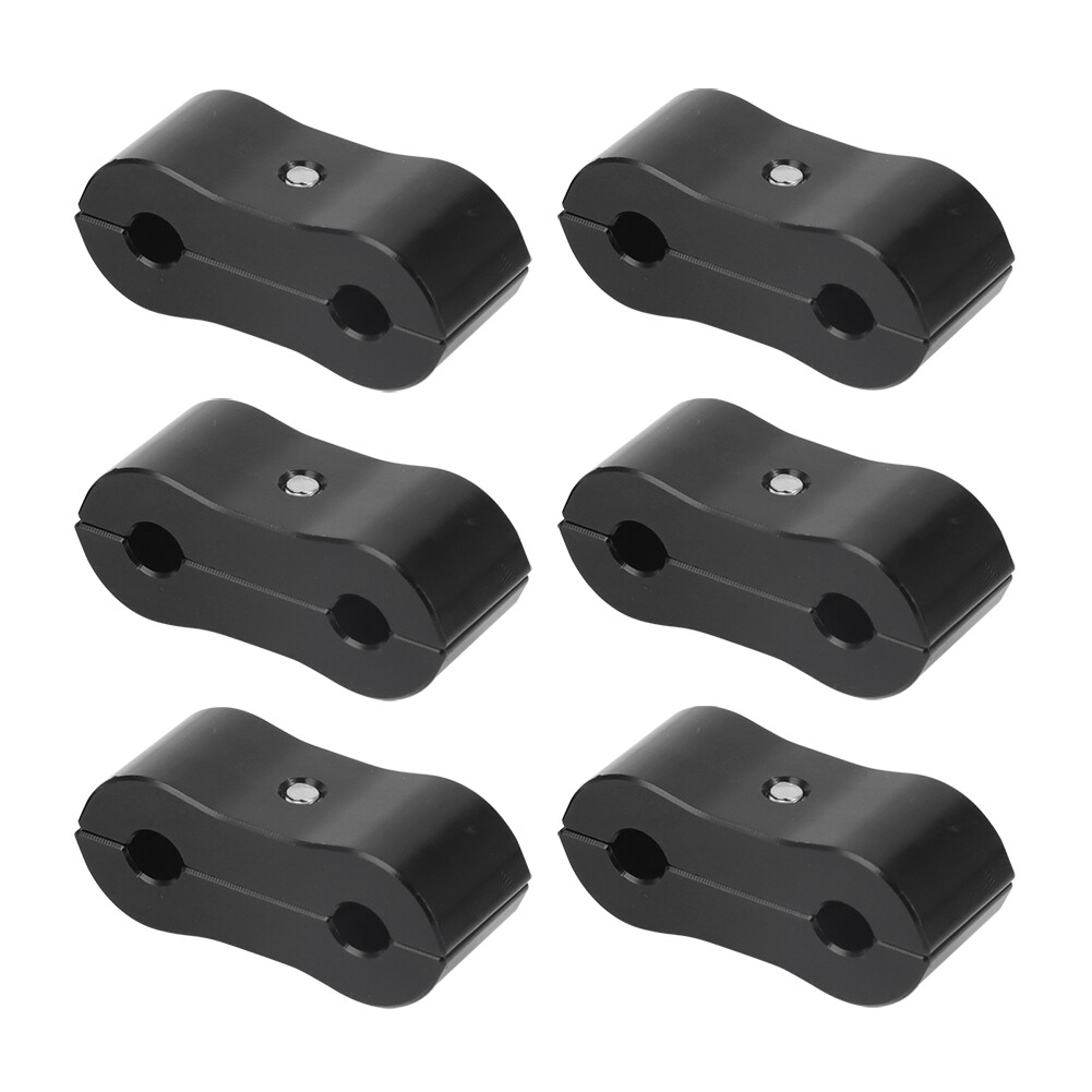 Aluminum 3/16 Brake Tubing Hose Separator Clamp – 6pcs Brake Line Hose Clamp Set