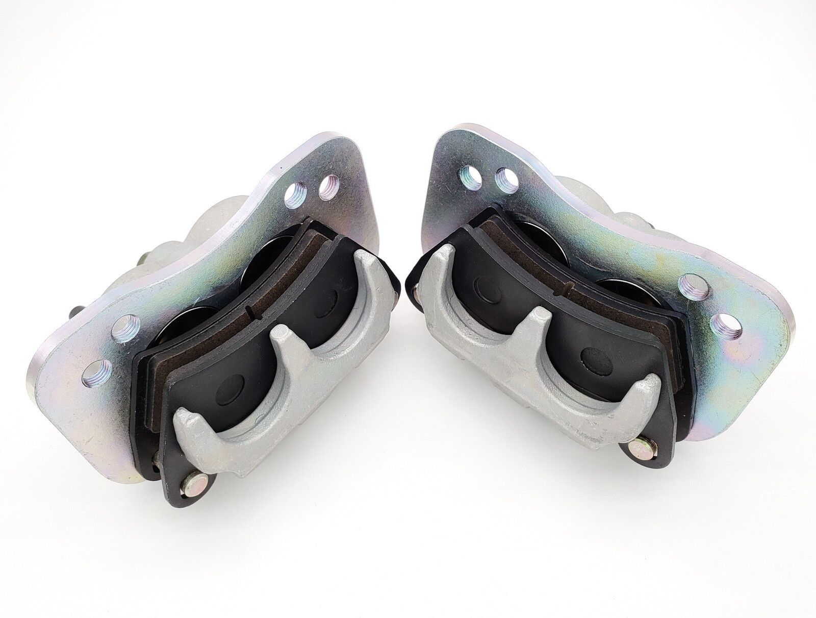 Rear Left Right Brake Calipers & Pads for Polaris Ranger Crew 800 900 1000 XP