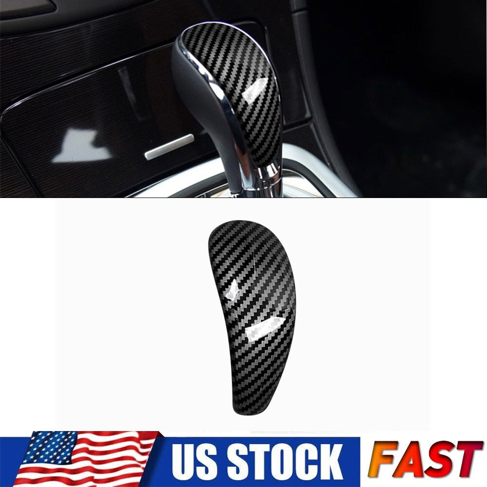 Carbon Fiber ABS Gear Shift Knob Head Cover Trim For Buick Regal 2016-2022