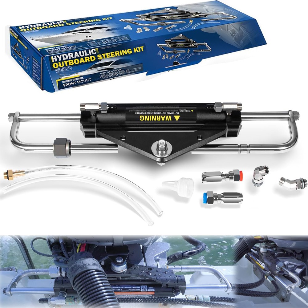 HC4645H Hydraulic Outboard Steering Cylinder Kit Replace for Seastar up to 150HP
