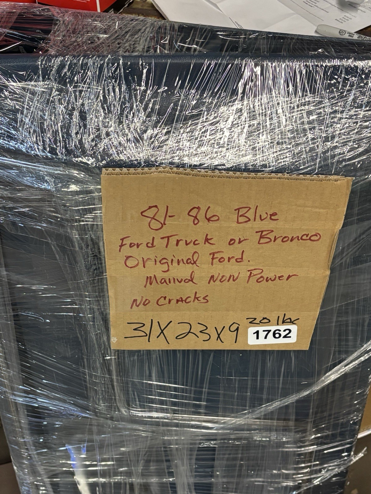 80-86 Ford F150 F250 F350 And Bronco Blue Door Cards Panels Manual LH RH #1762