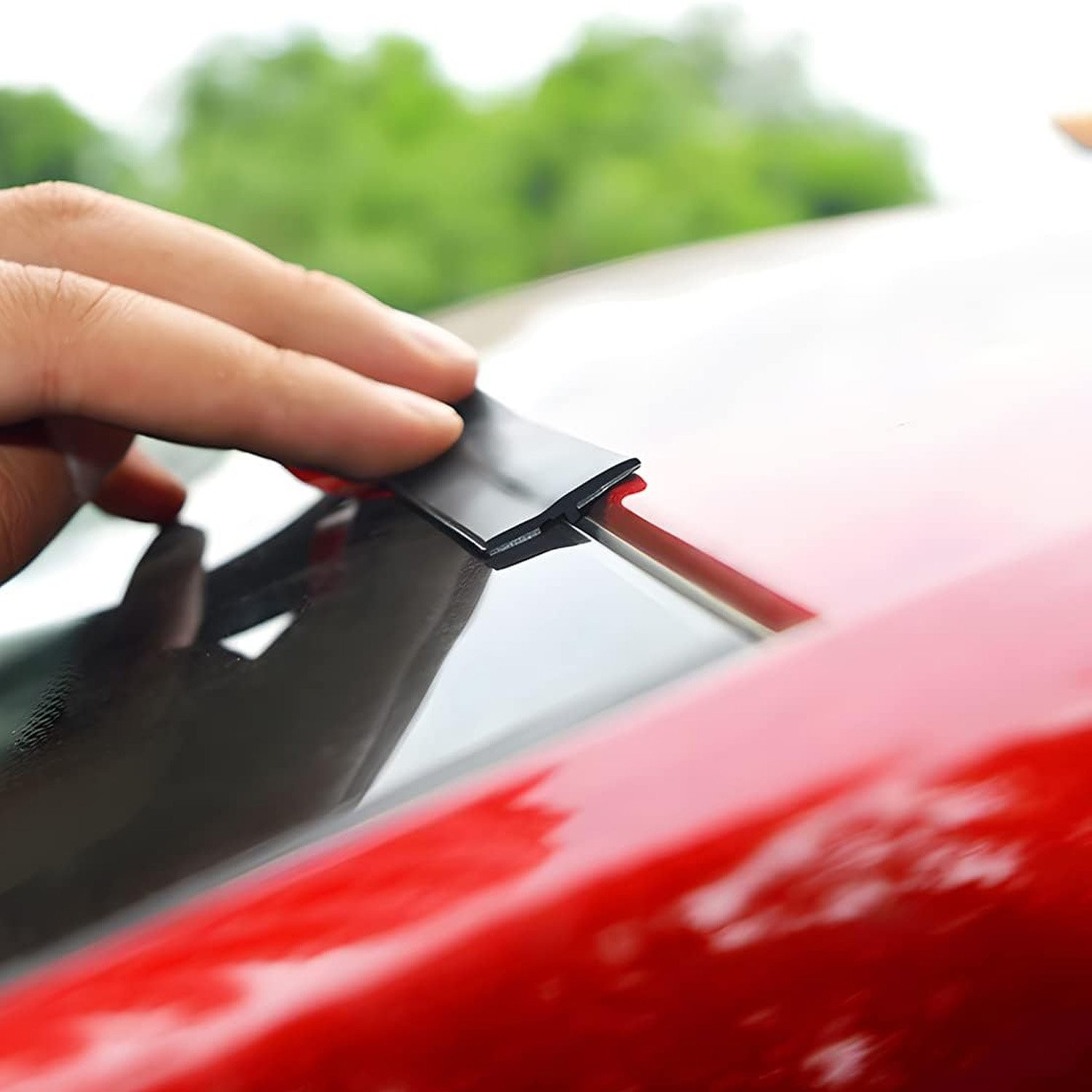 Car Sunroof Windshield Edge Weather Seal Rubber Trim Molding Cover Sealing Strip