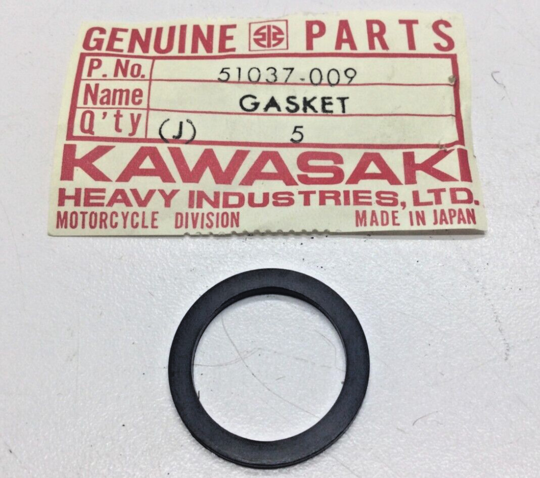 Kawasaki Motorcycle Street Bike Fuel Cock Cup Gasket Grommet Seal OEM 51037-009