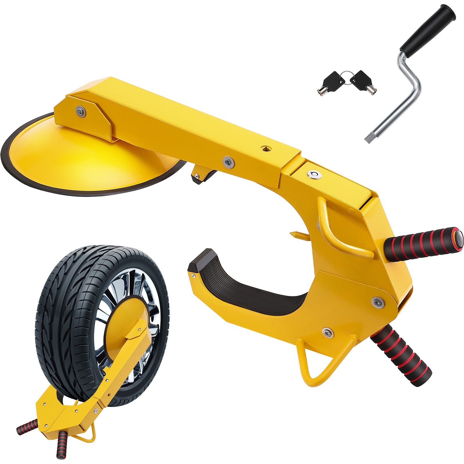 Uimoso Wheel Lock Clamp Boot Tire Claw for Vehicle Anti-Theft Security