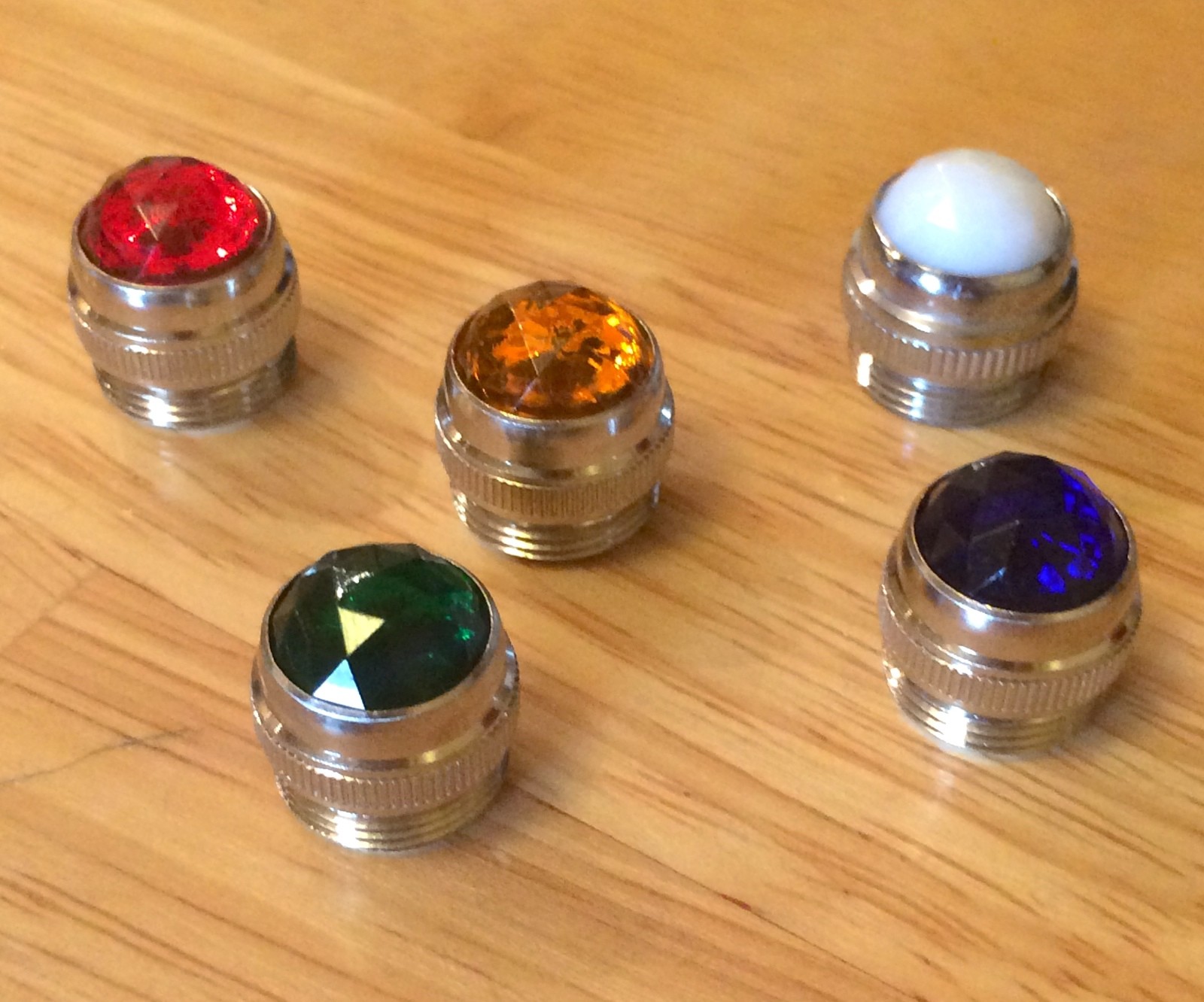 Light AMBER RED GREEN WHITE PURPLE faceted lens dash light DIALCO Mix-n-Match