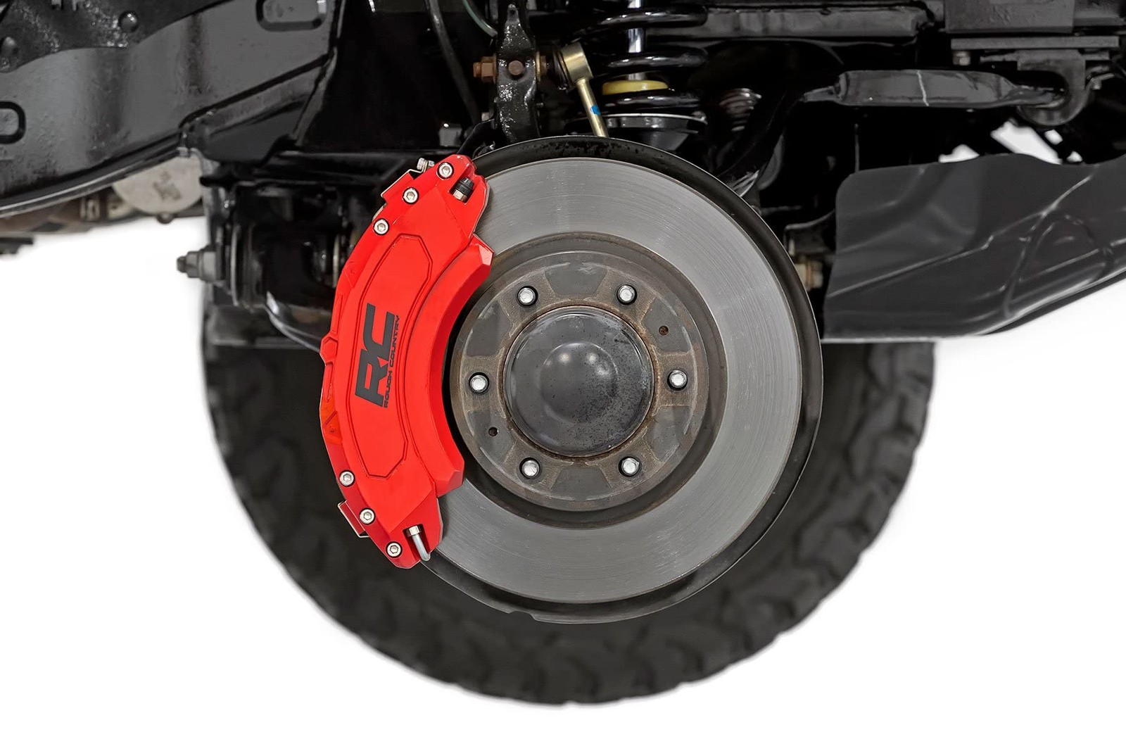 Rough Country Brake Caliper Covers , 6061-T6 Aluminum, Caliper Cover (Set of 4)