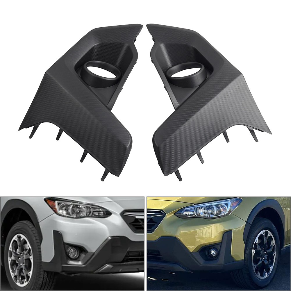 1 Pair Front Bumper Fog Light Bezel Cover For Subaru Crosstrek 2021-2023