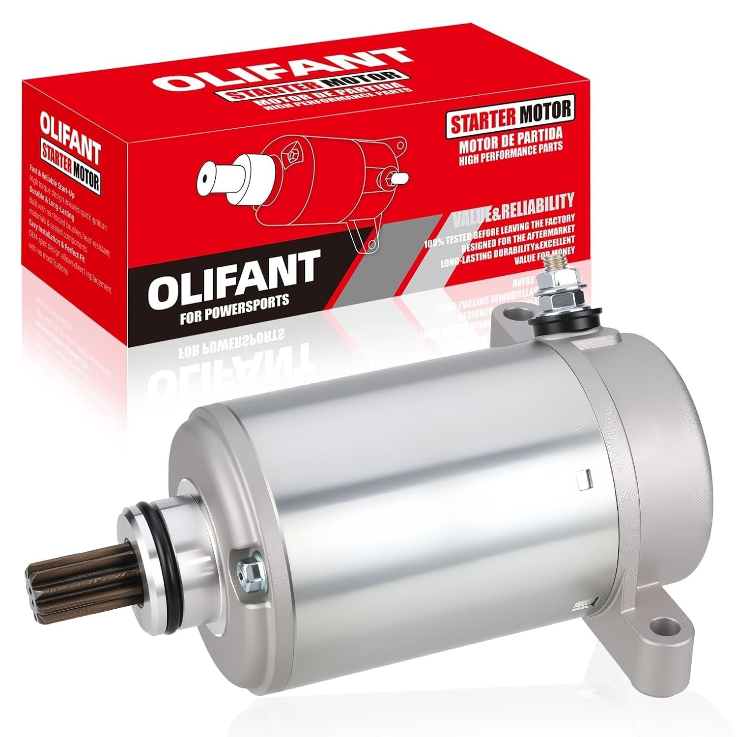 High-Performance Yamaha Big Bear 400 & Wolverine 350 Starter – 1.56 kg Aluminum