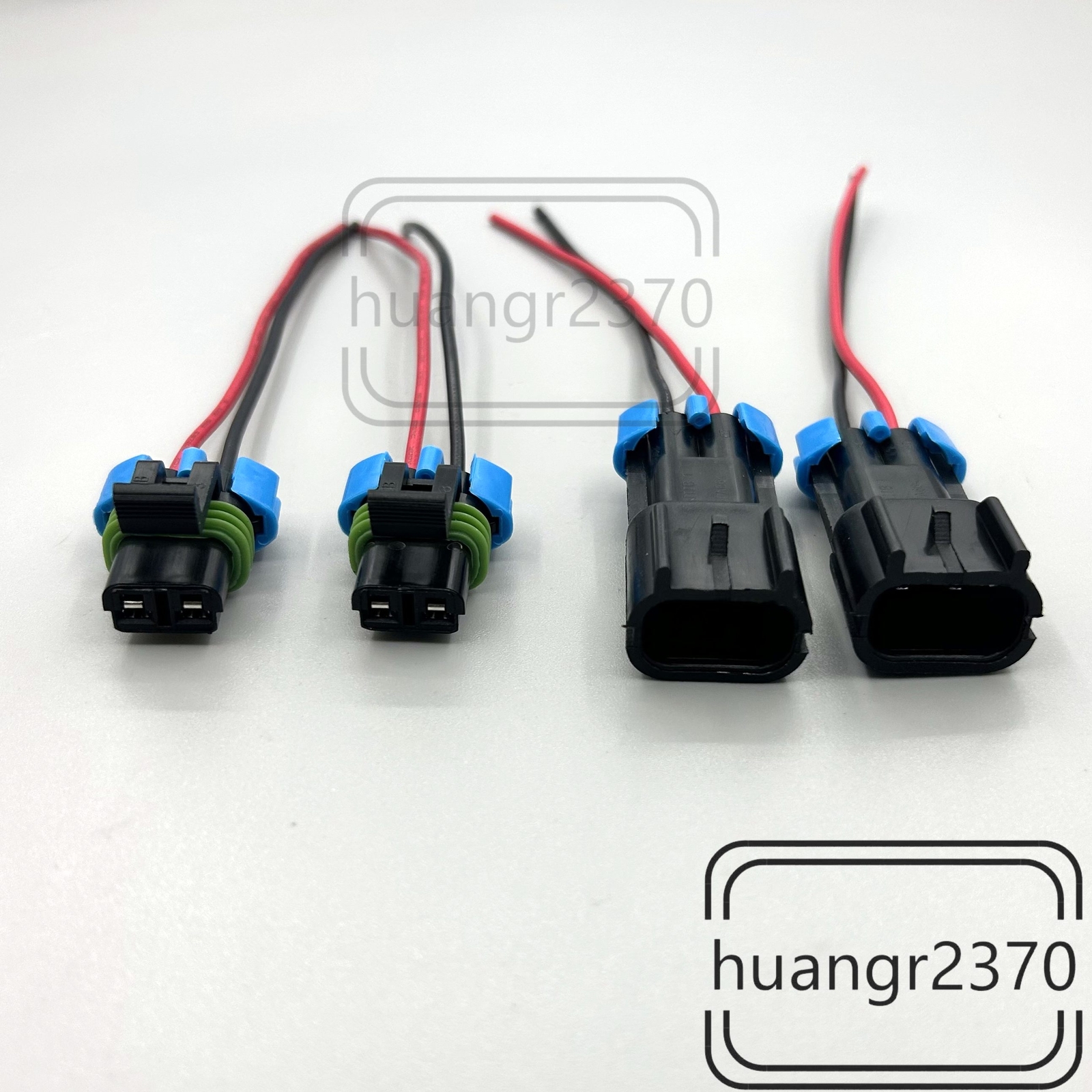 18 AWG Assembled Weather Pack 2 Pin Sealed Connector Kit.