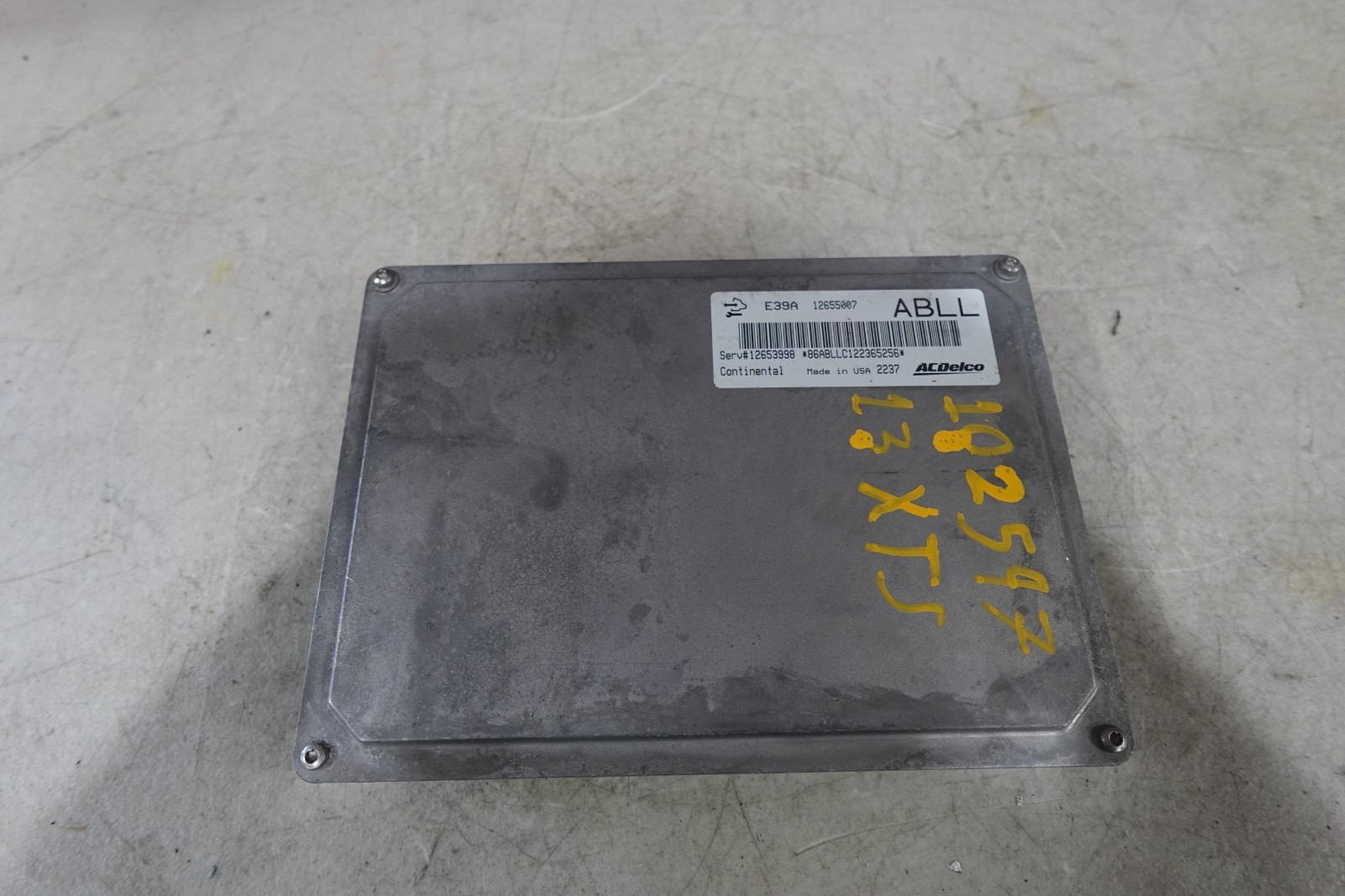 2013-2016 CADILLAC XTS ECM ENGINE CONTROL MODULE E39A12655007 #102597-85E