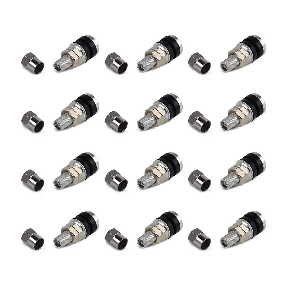 12pcs Metal Rod Wheel Tire Valves Stems Bolts Screws Set For Motorcycles ATVs