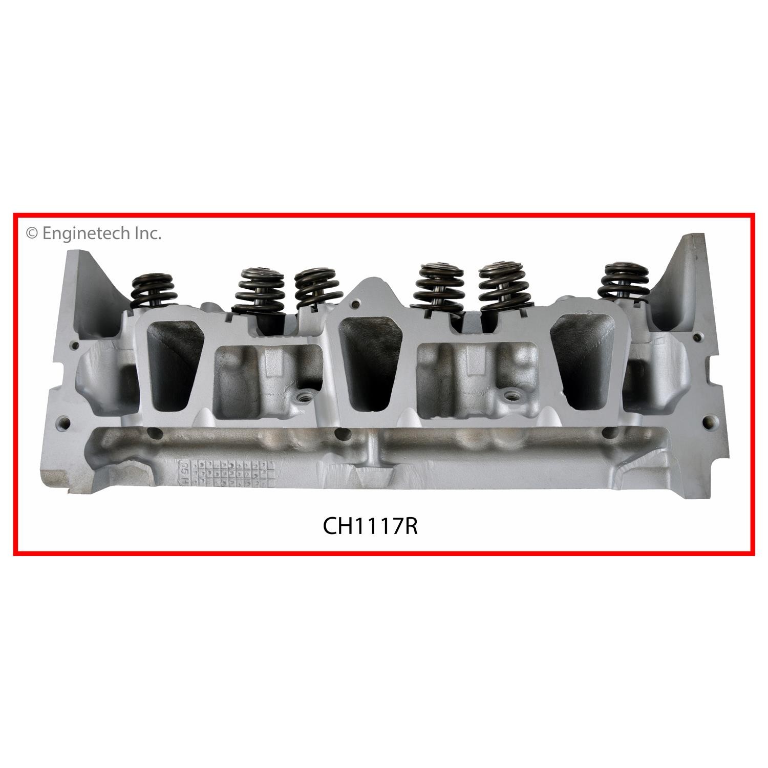 Enginetech Remanufactured Engine Cylinder Head Complete for Chevrolet and Pontia