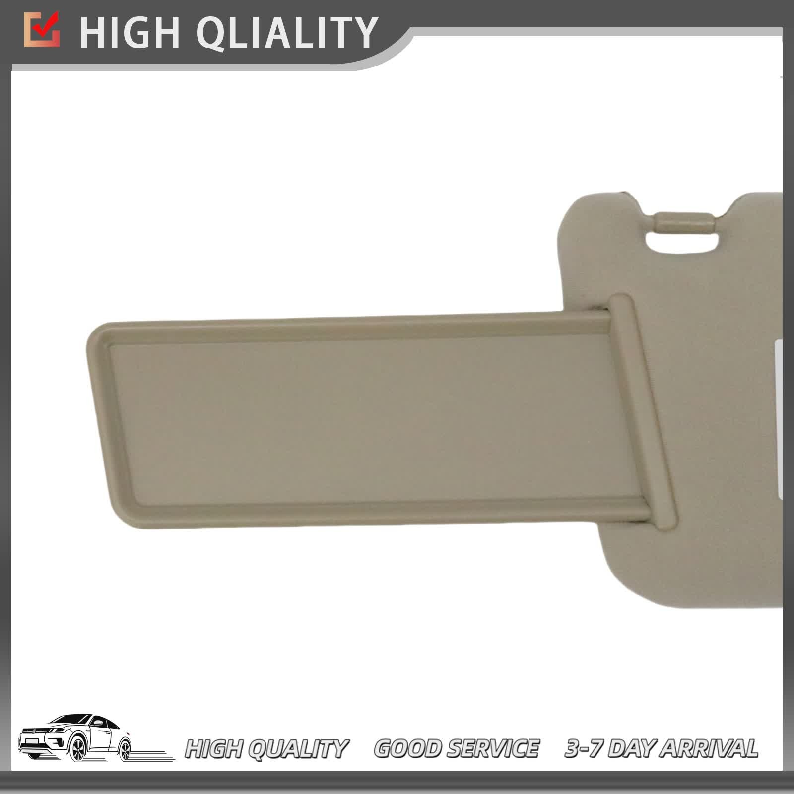 Sun Visor & Mirror Driver Beige For Lexus GX460 2010-2023 4.6L 74320-60D22-A0