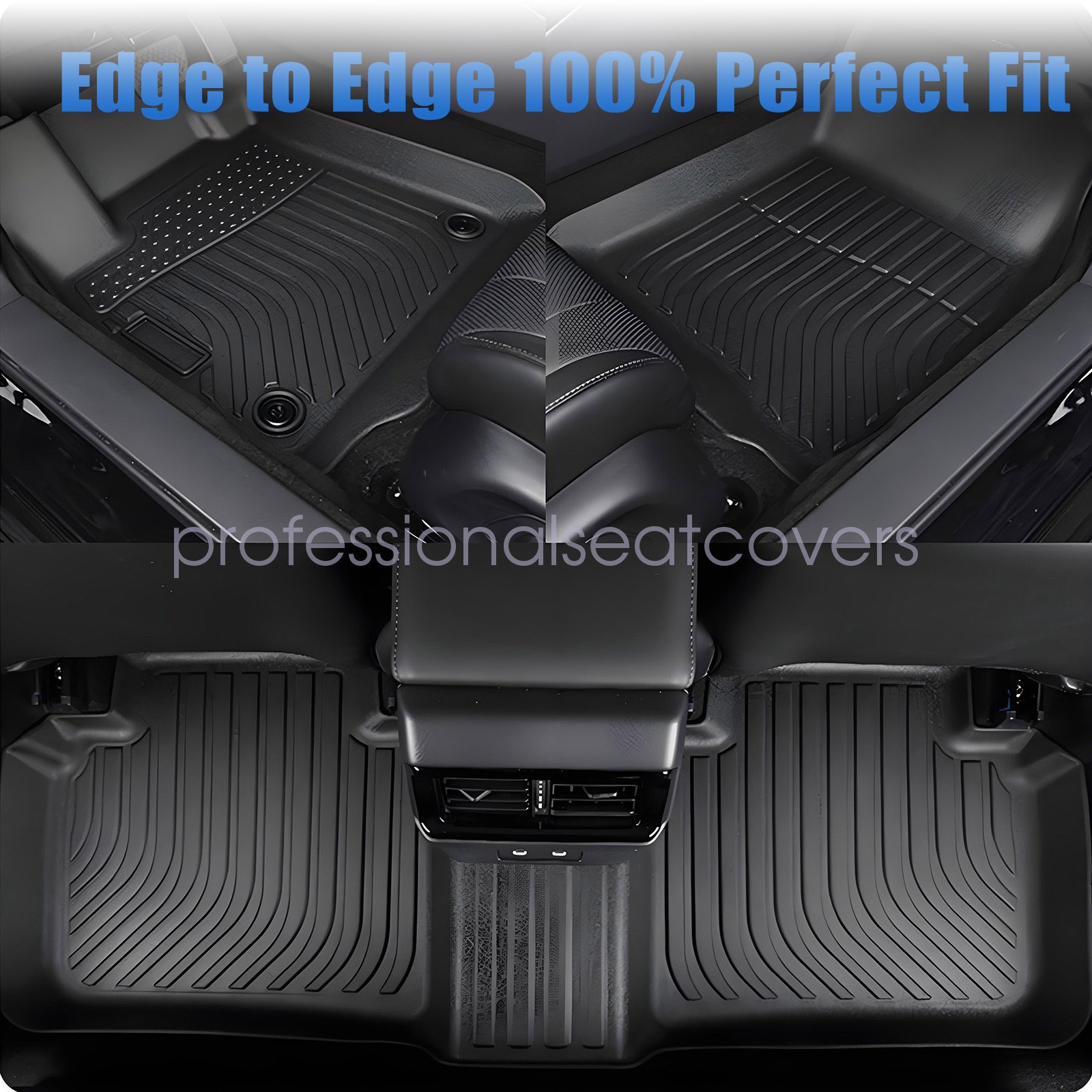 TPE Floor Mats & Trunk Cargo Liner Set waterproof 3D For 2010-2015 Toyota Prius