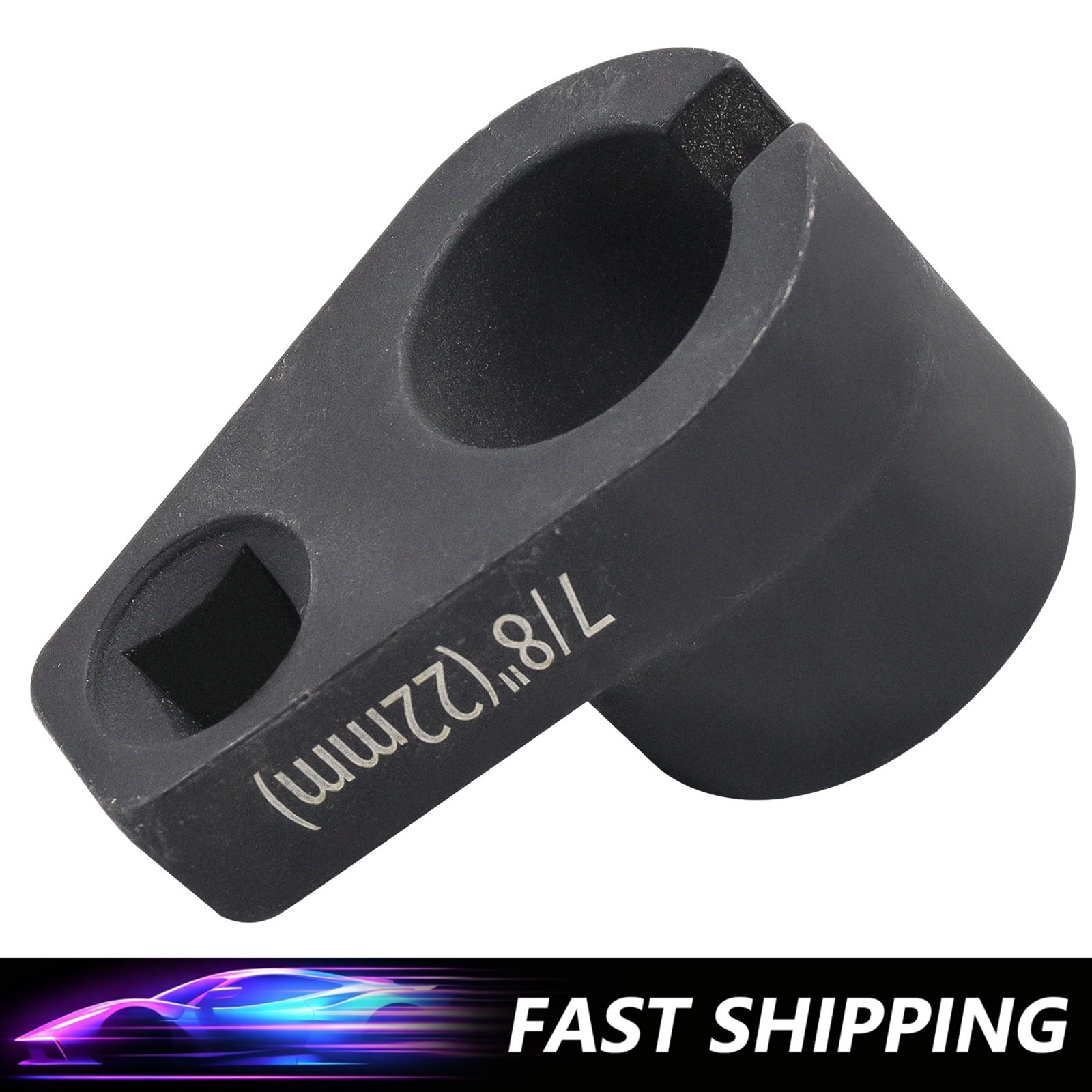 7/8-Inch 22mm Offset Oxygen O2 Sensor Socket Wrench Removal Tool Drive 3/8″ US