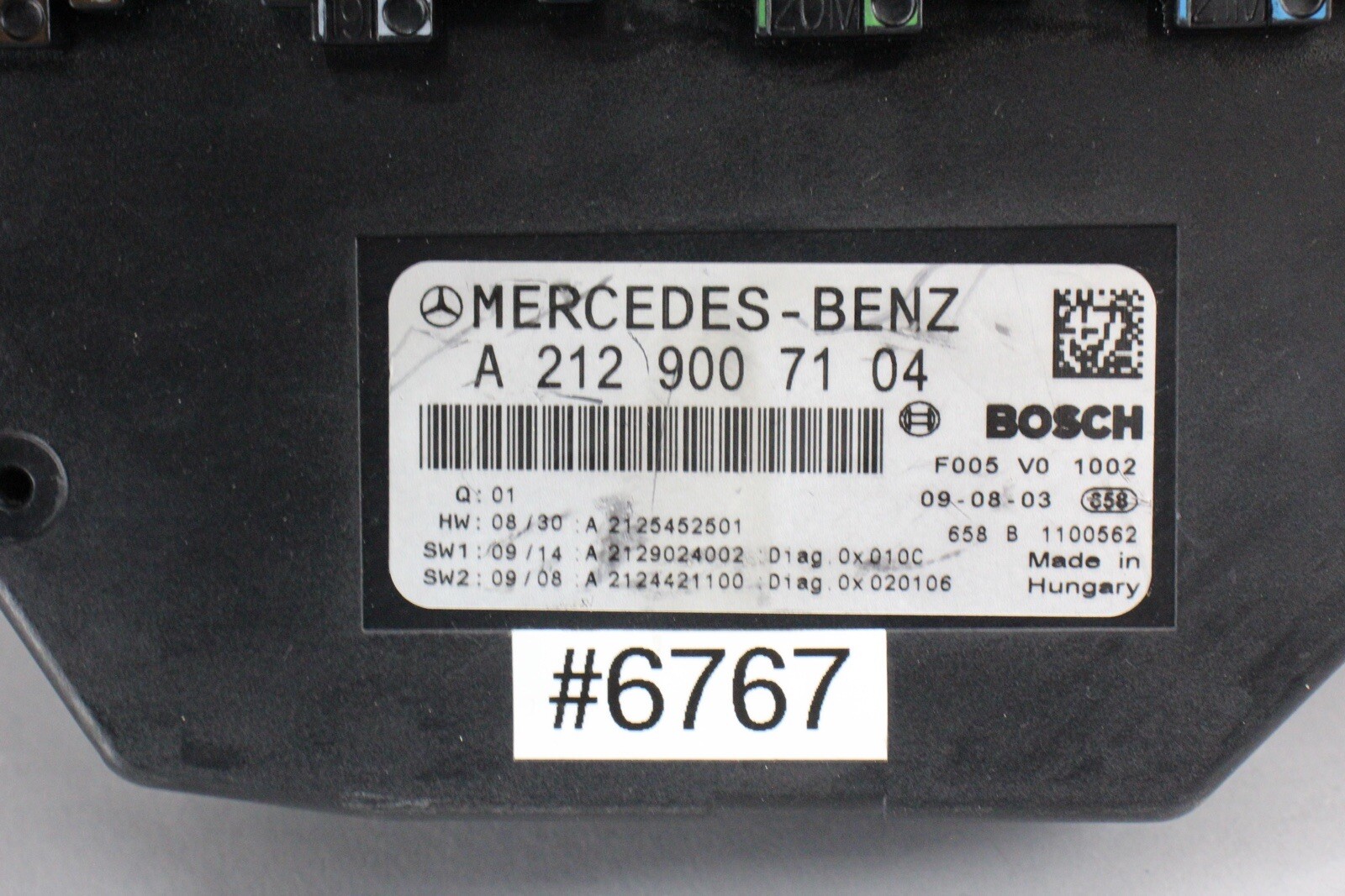✅10-20 Mercedes W212 E350 CLS550 SLK250 E400 Front SAM Module Relay Fuse Box OEM