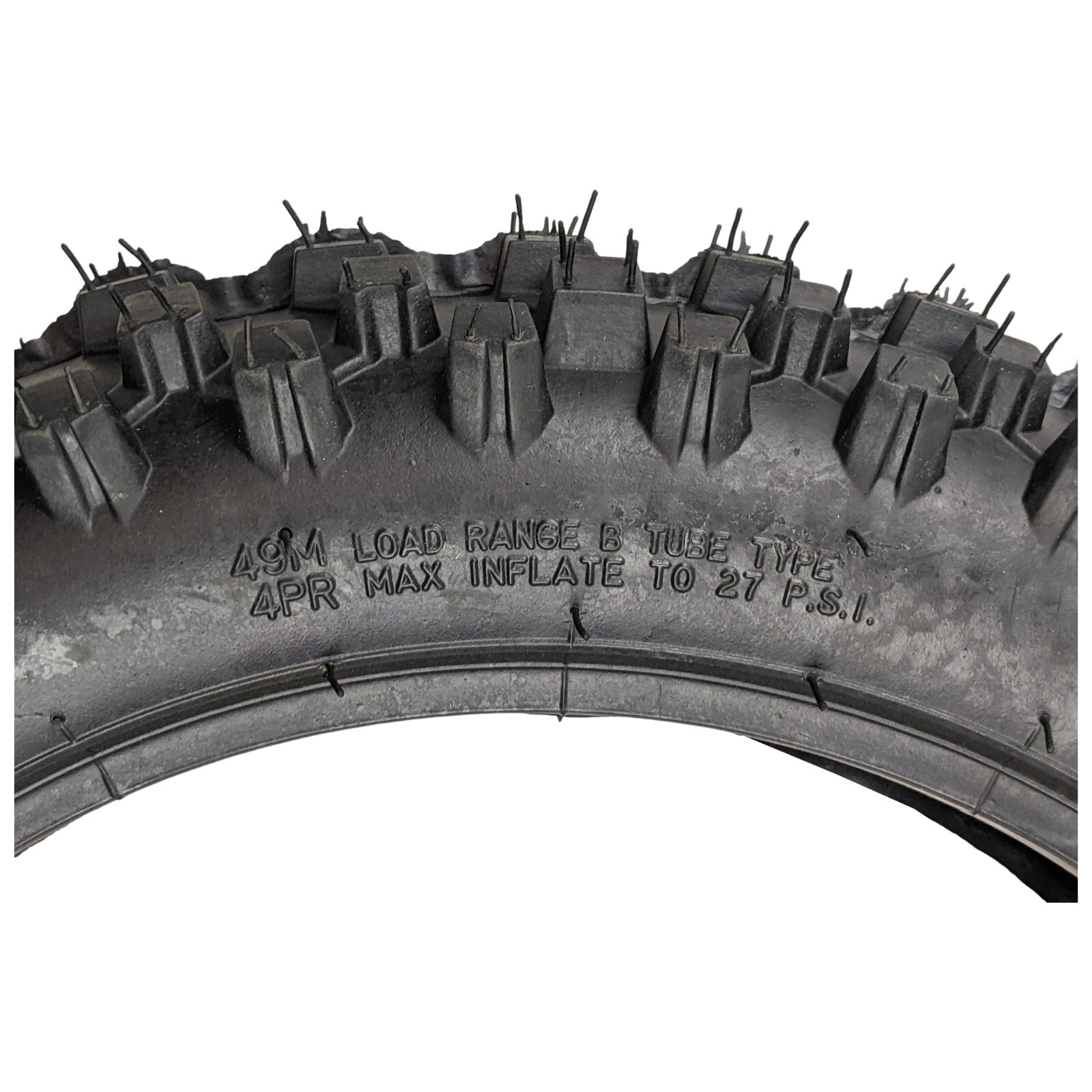 90/100-14 Rear Tire with 3.00-14 Inner Tube for Off-Road 125-150 Pit Dirt Bikes