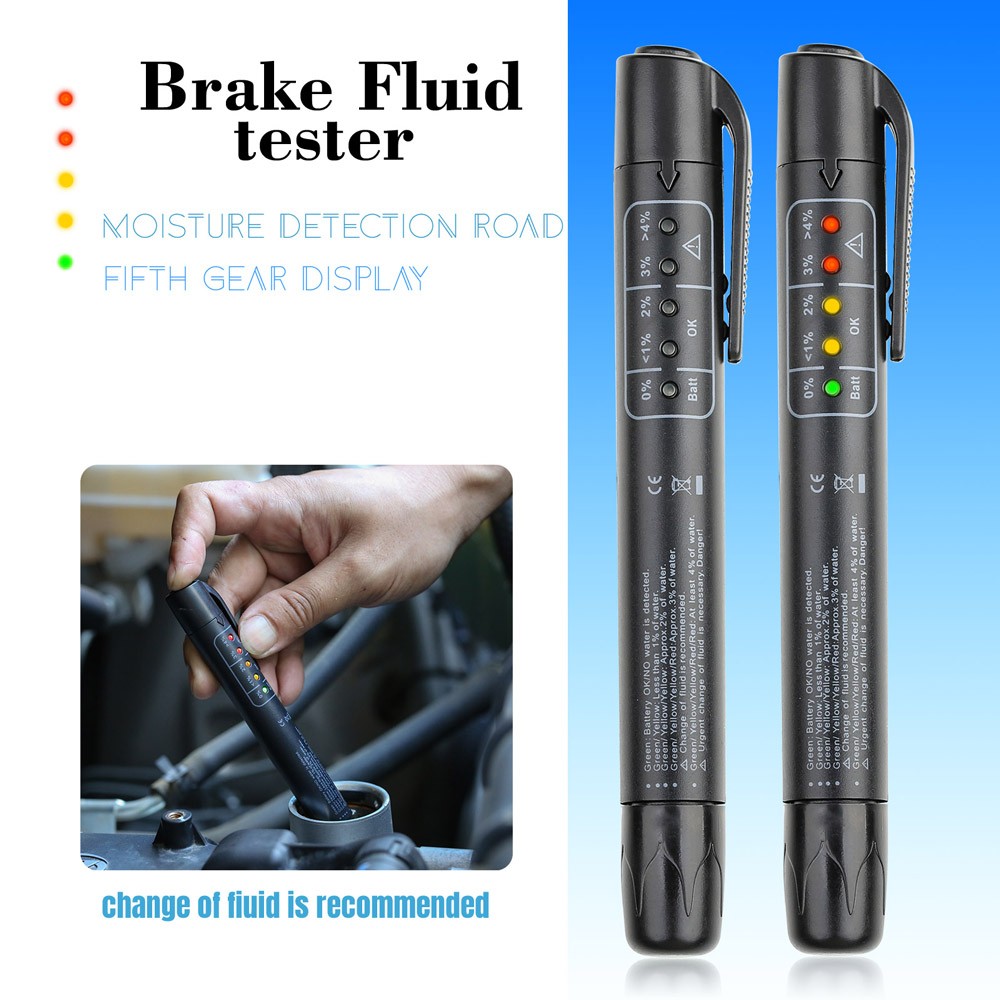 Brake Fluid Liquid Oil Moisture Tester Pen Car Testing Tool for DOT3 DOT4