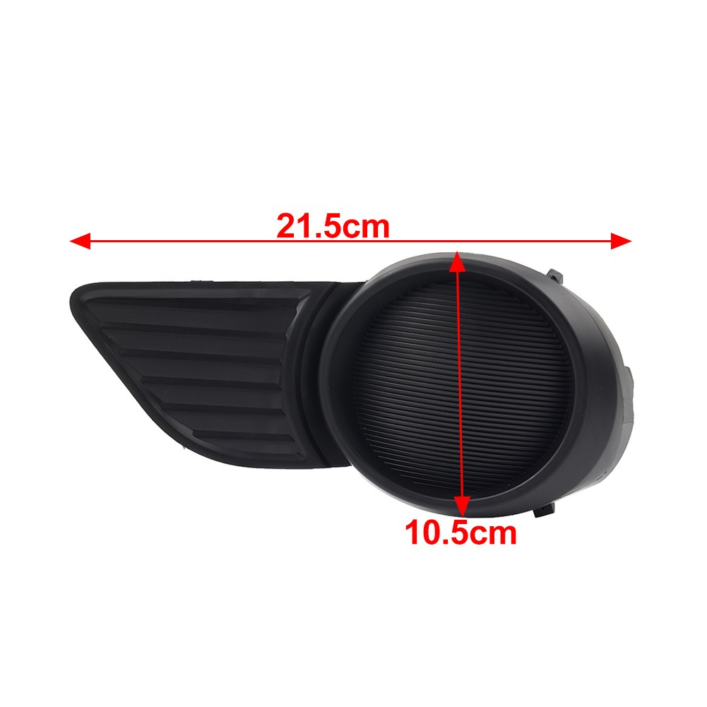 1x Front Right Side Fog Light Lamp Bezel Cover Black For Toyota Sienna 2011-2017