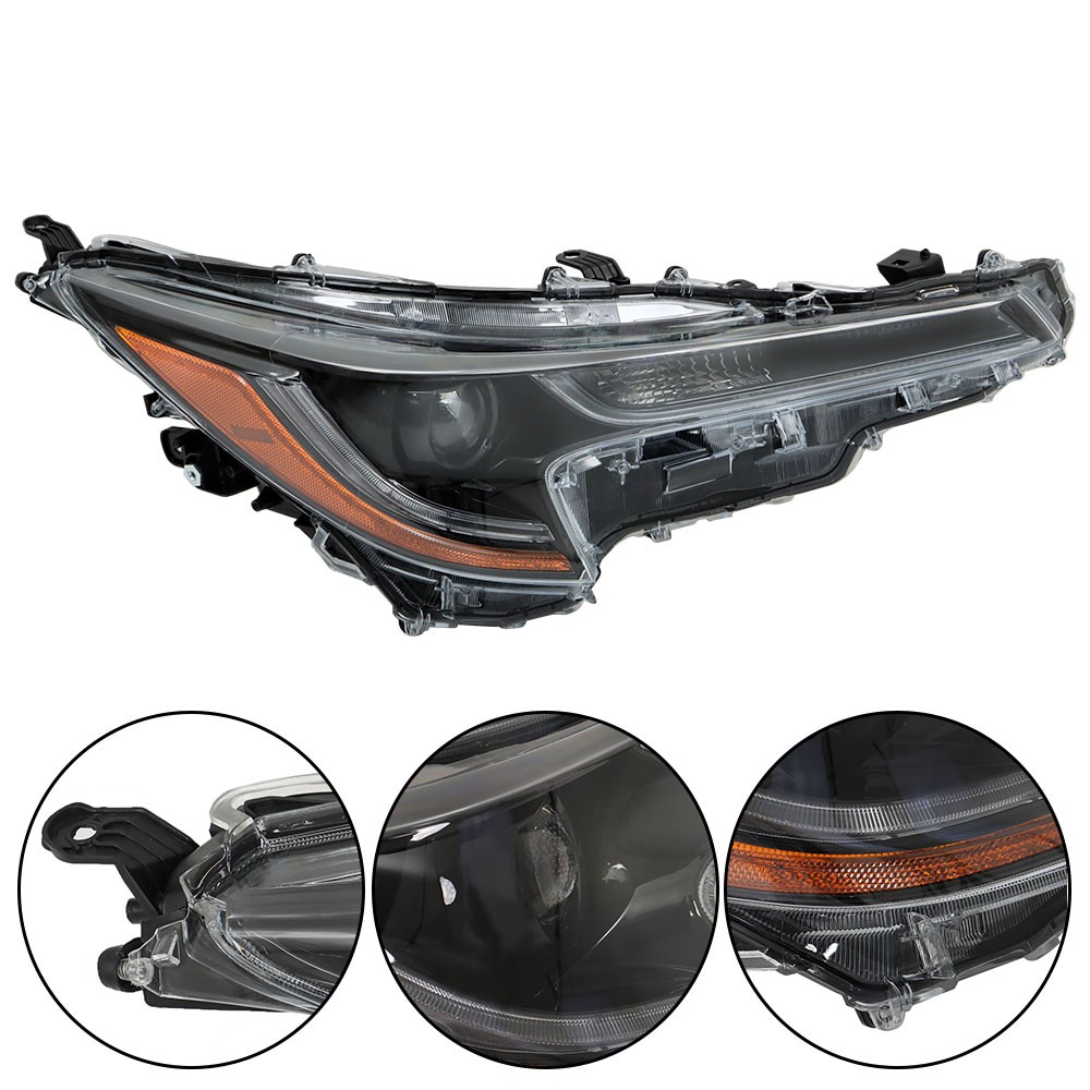 Labwork Passenger RH Headlights For Toyota Corolla L LE 2020-2021 LED Projector