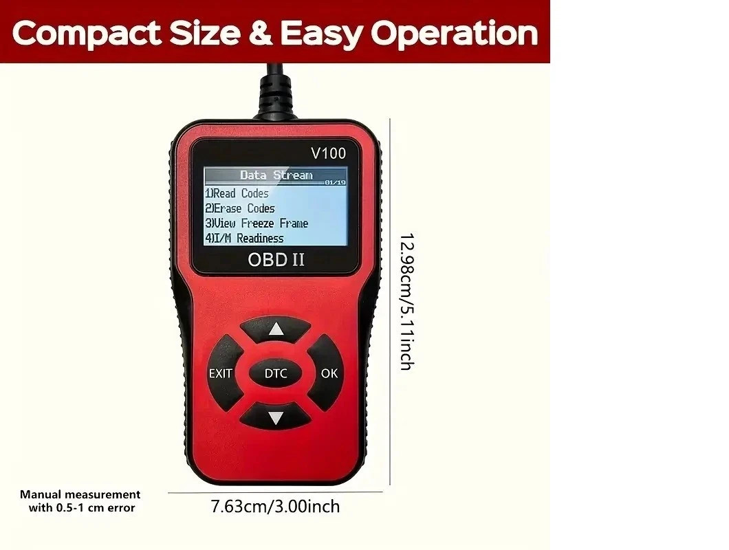 OBDII Scanner Compact Engine Light Diagnostic Tool – Fresh Stock – New