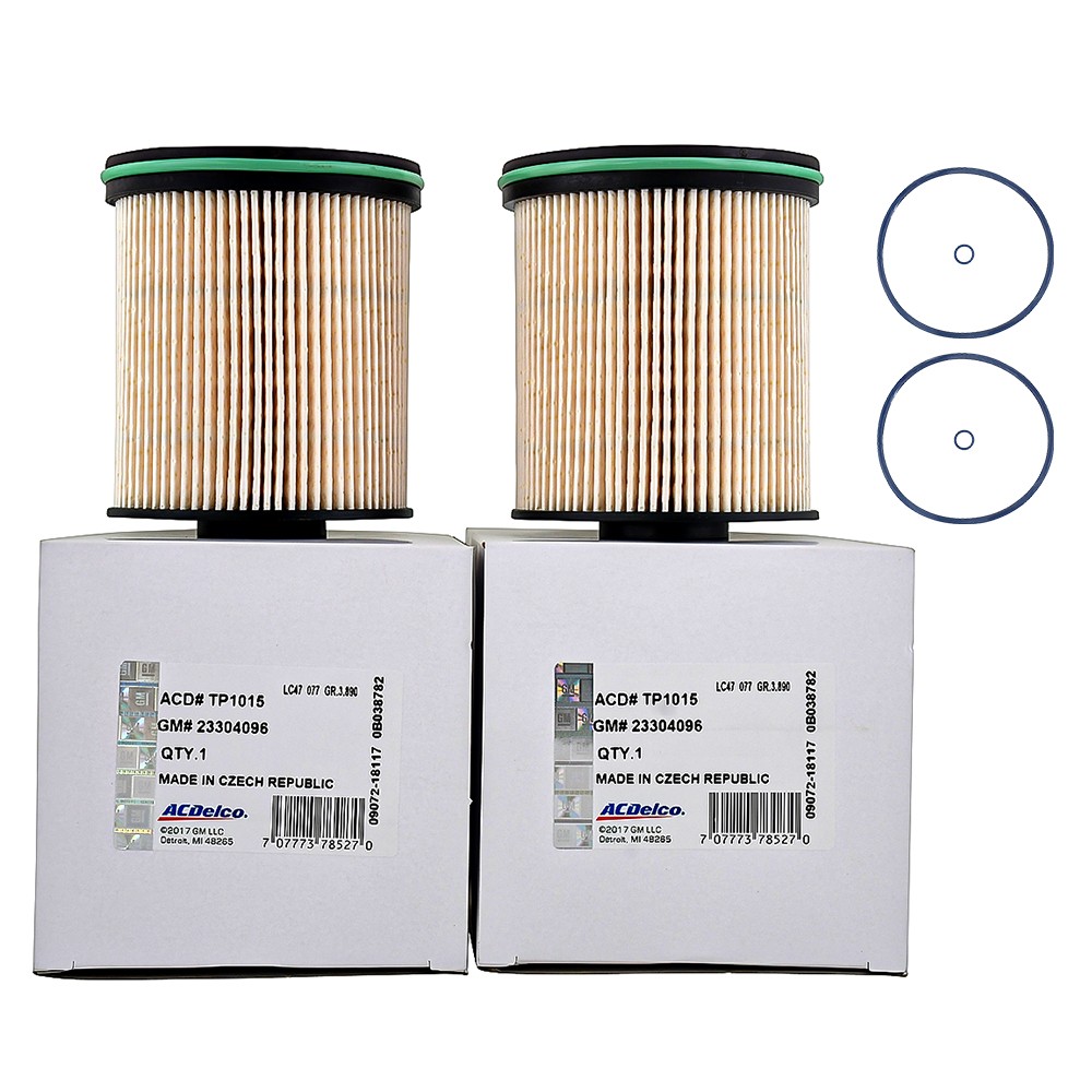 2X Genuine ACDelco Pro Fuel Filter Kit Gaskets 23304096 TP1015 for Chevrolet GMC