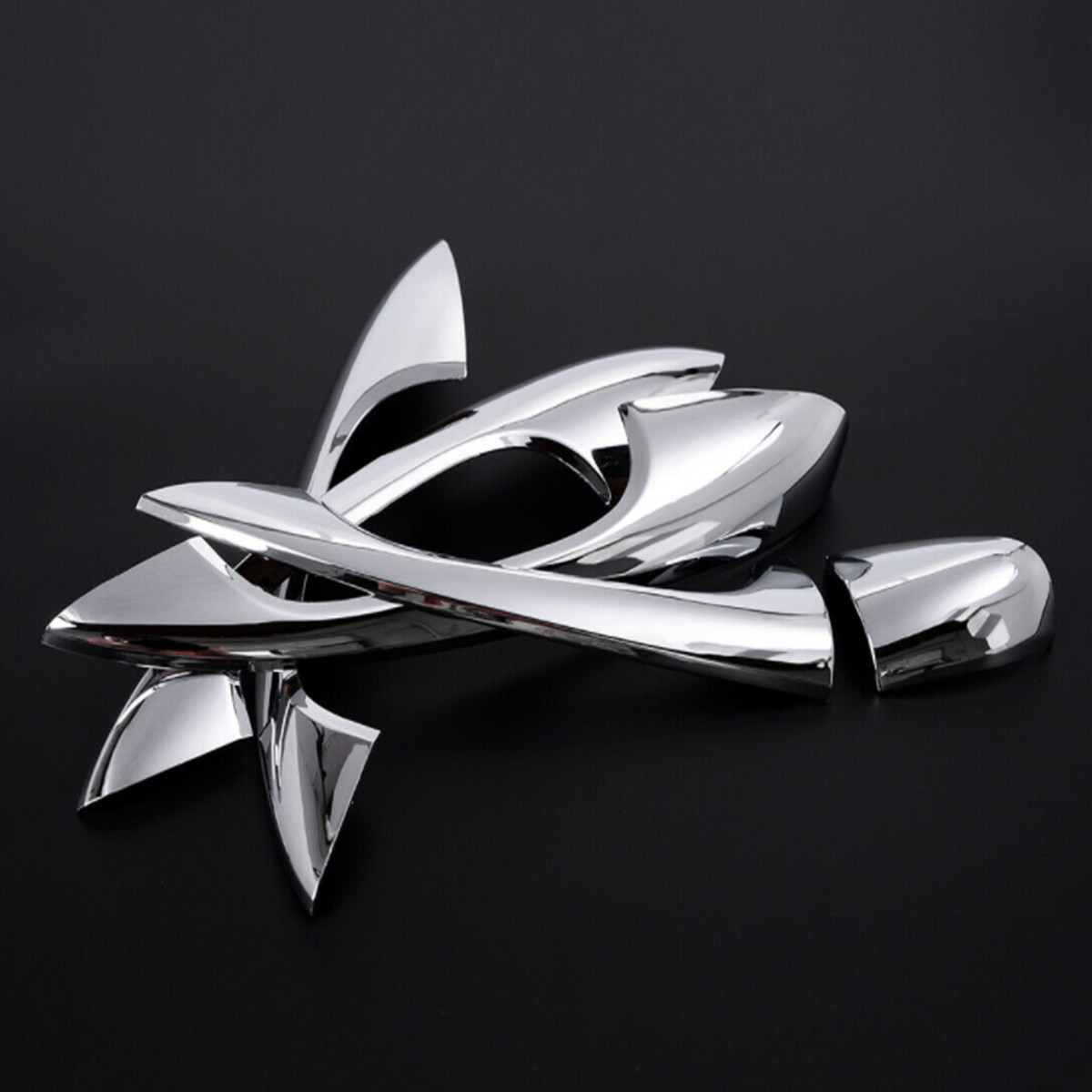Chrome ABS Side Door Handle Cover For Benz W205 W213 X253 C E GLC Class 2015-20
