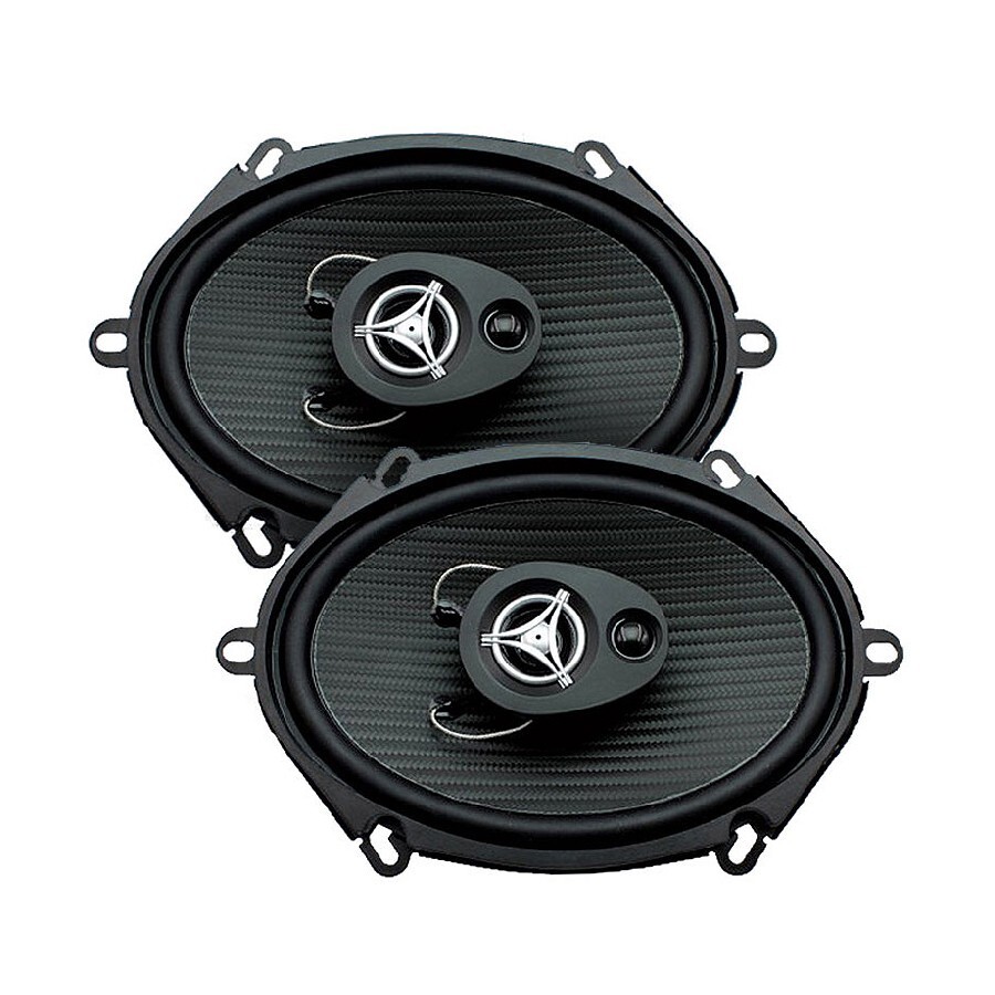 POWER ACOUSTIK EF-573 5” X 7″ 500W 3-WAY FULL-RANGE COAXIAL CAR SPEAKERS – PAIR