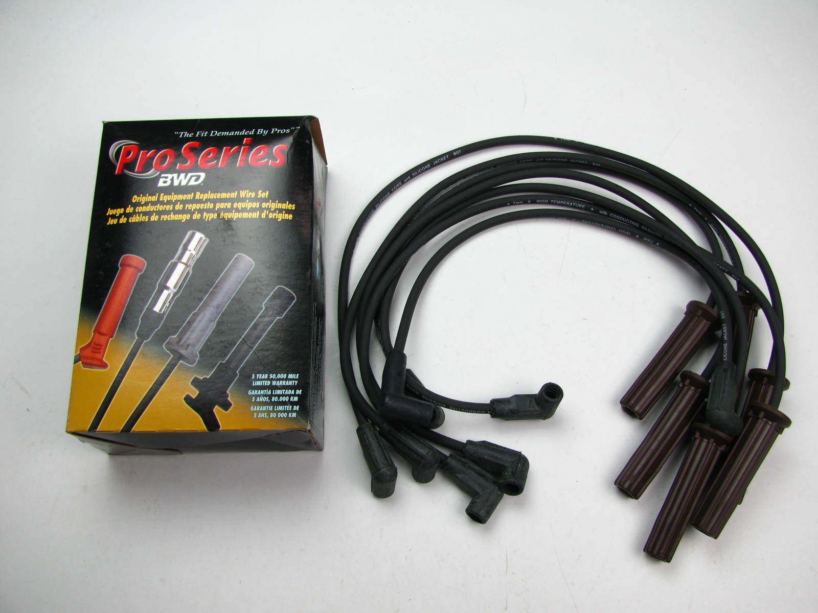 New BWD CH7655D Ignition Spark Plug Wire Set