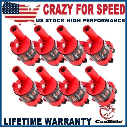 8Pack Round Ignition Coil For Chevy Silverado 1500 Impala Tahoe GMC D514A UF414