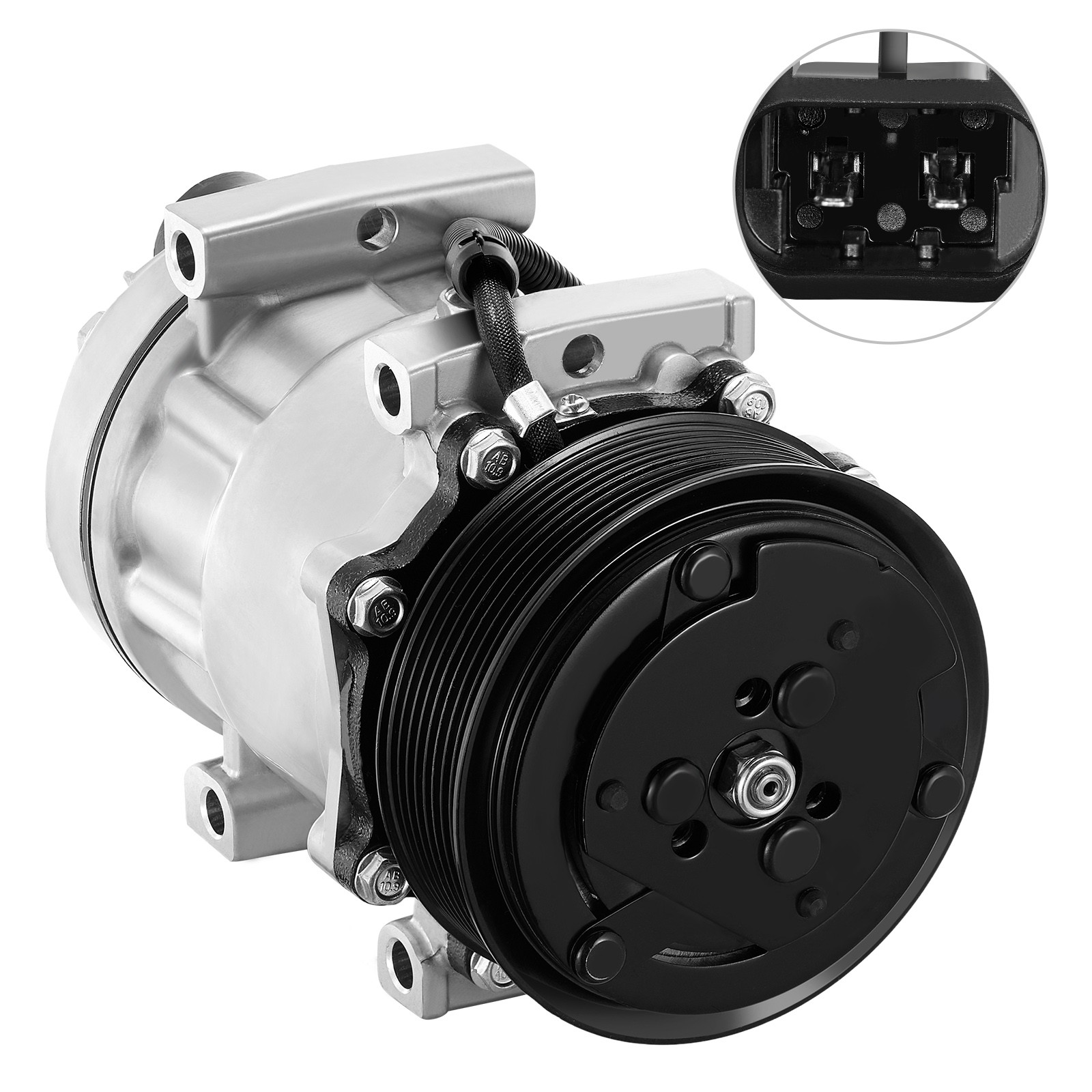 A/C Compressor and Clutch For 2002 Freightliner Century Class 11.1L CO 4485C