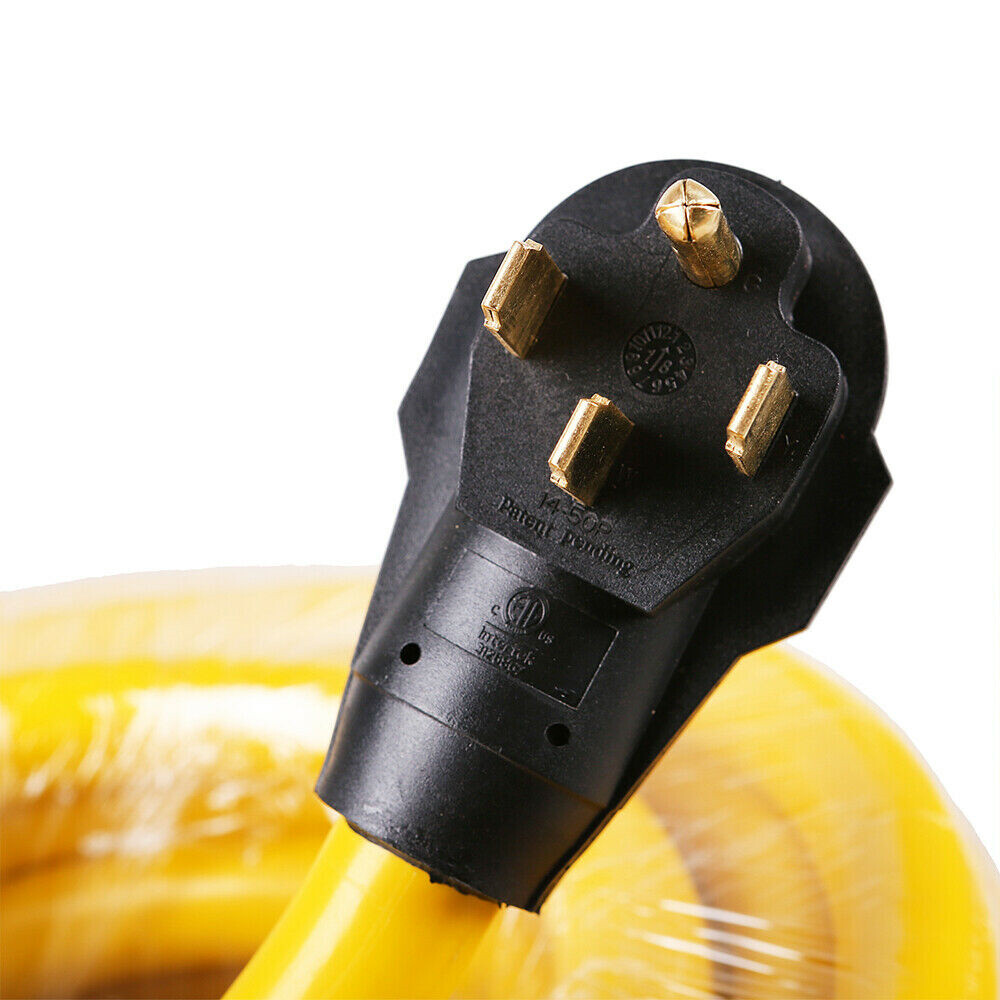 50 Amp RV Extension Cord Heavy-Duty RV Power Cord with Finger Handle 30 FT USA